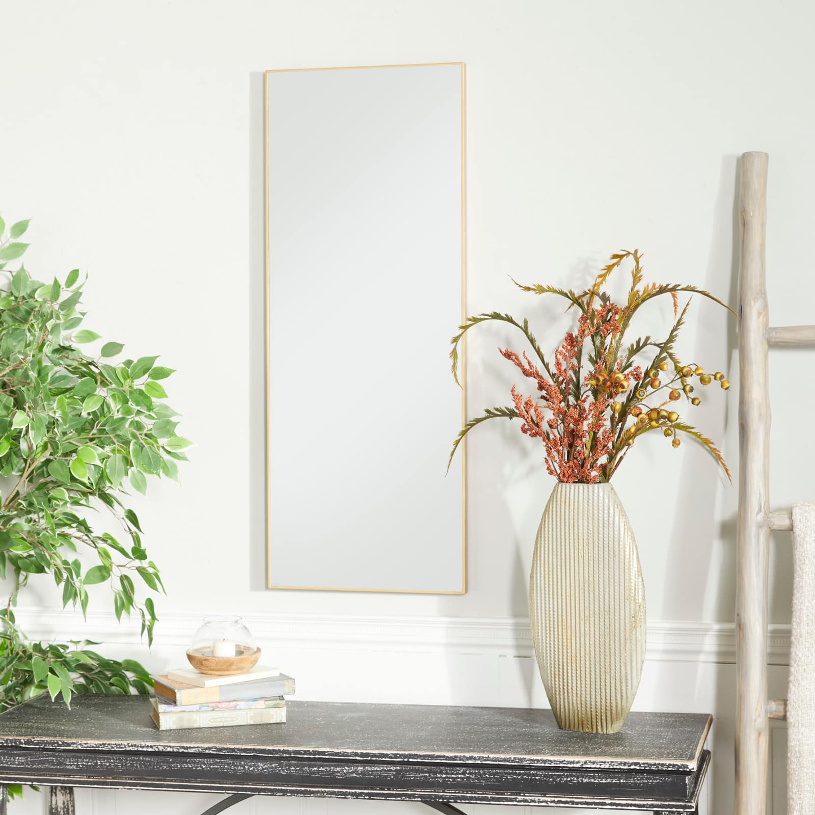 Gold Contemporary Wall Mirror