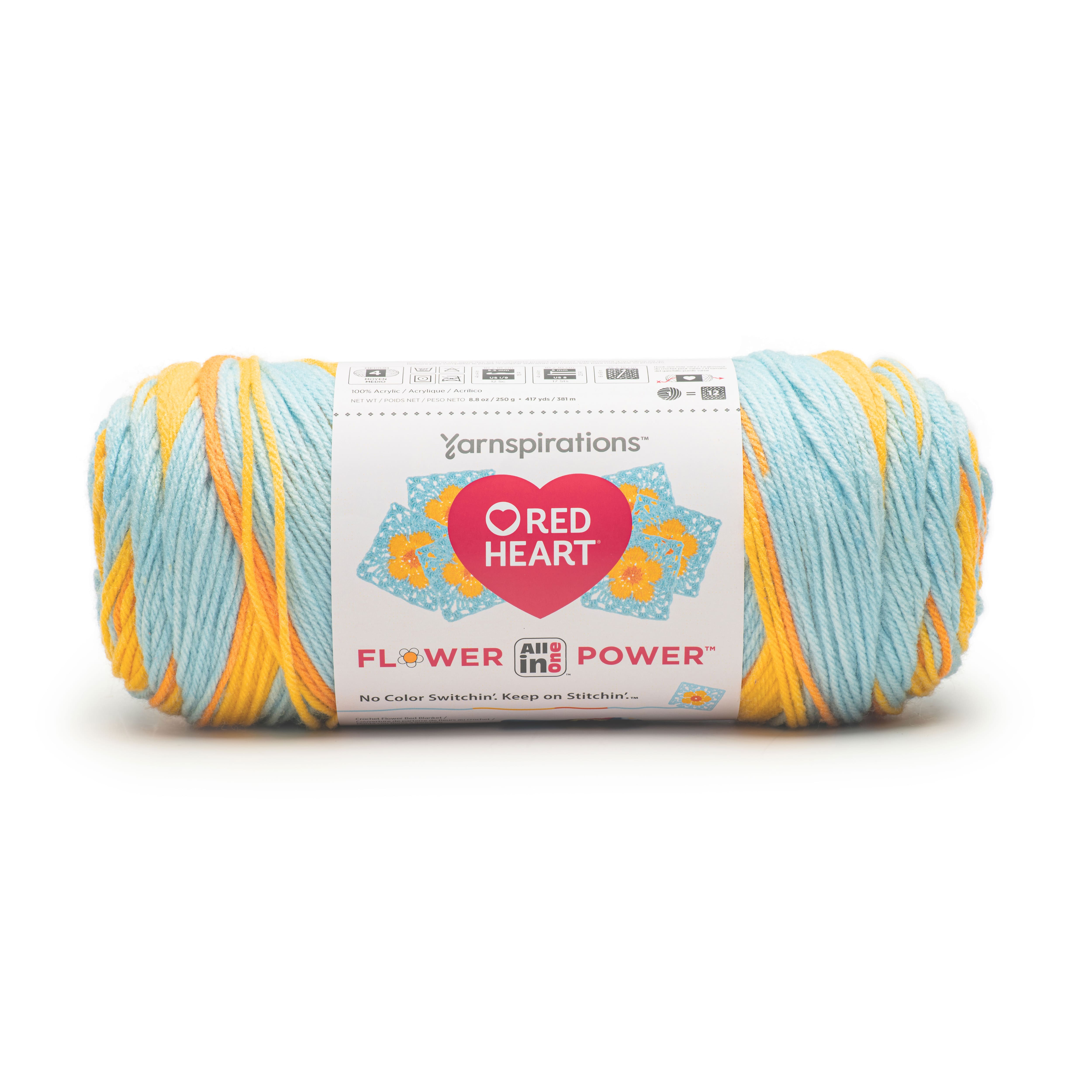 Red Heart® All in One™ Flower Power™ Yarn