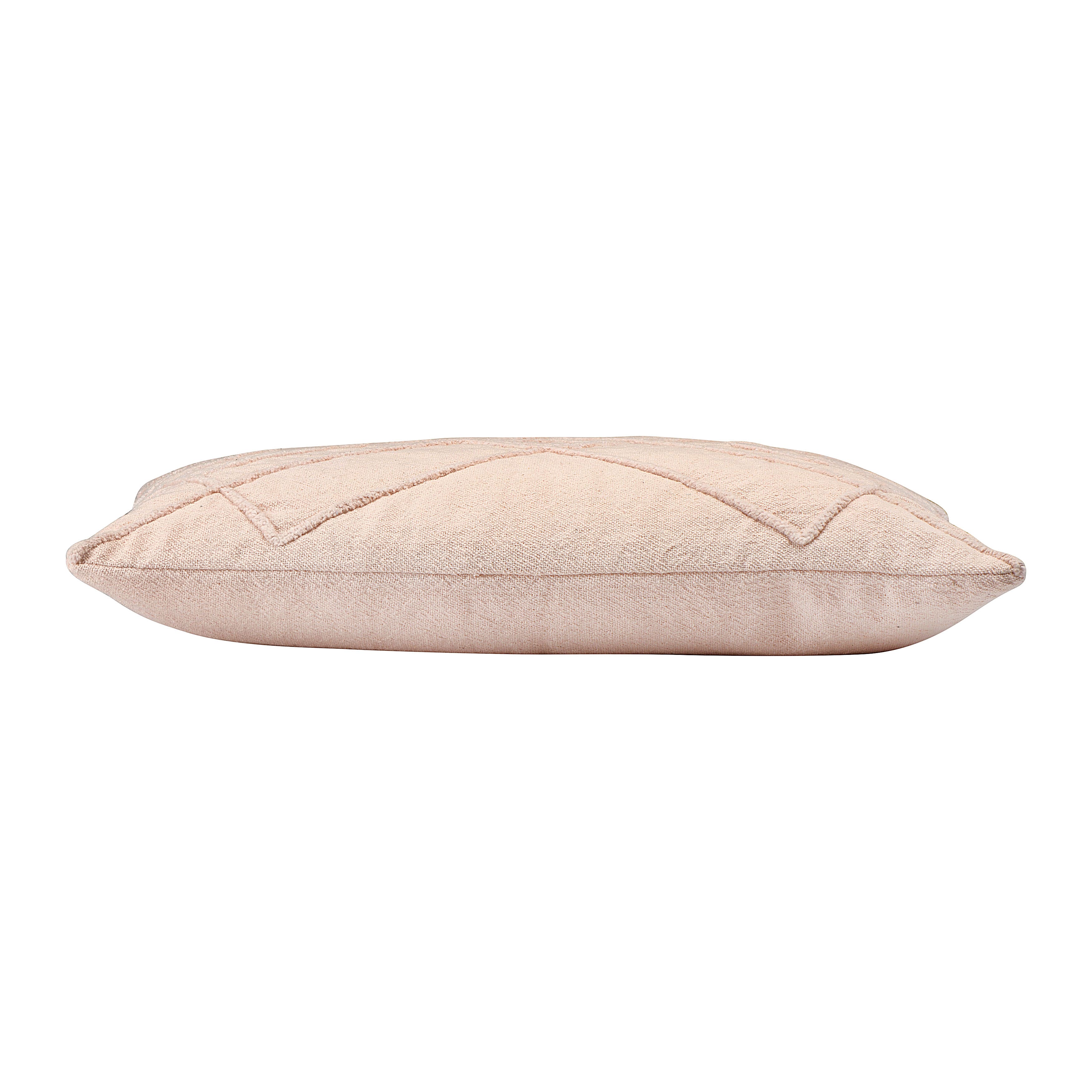 Hello Honey® Embroidered Cotton Geometric Lumbar Pillow