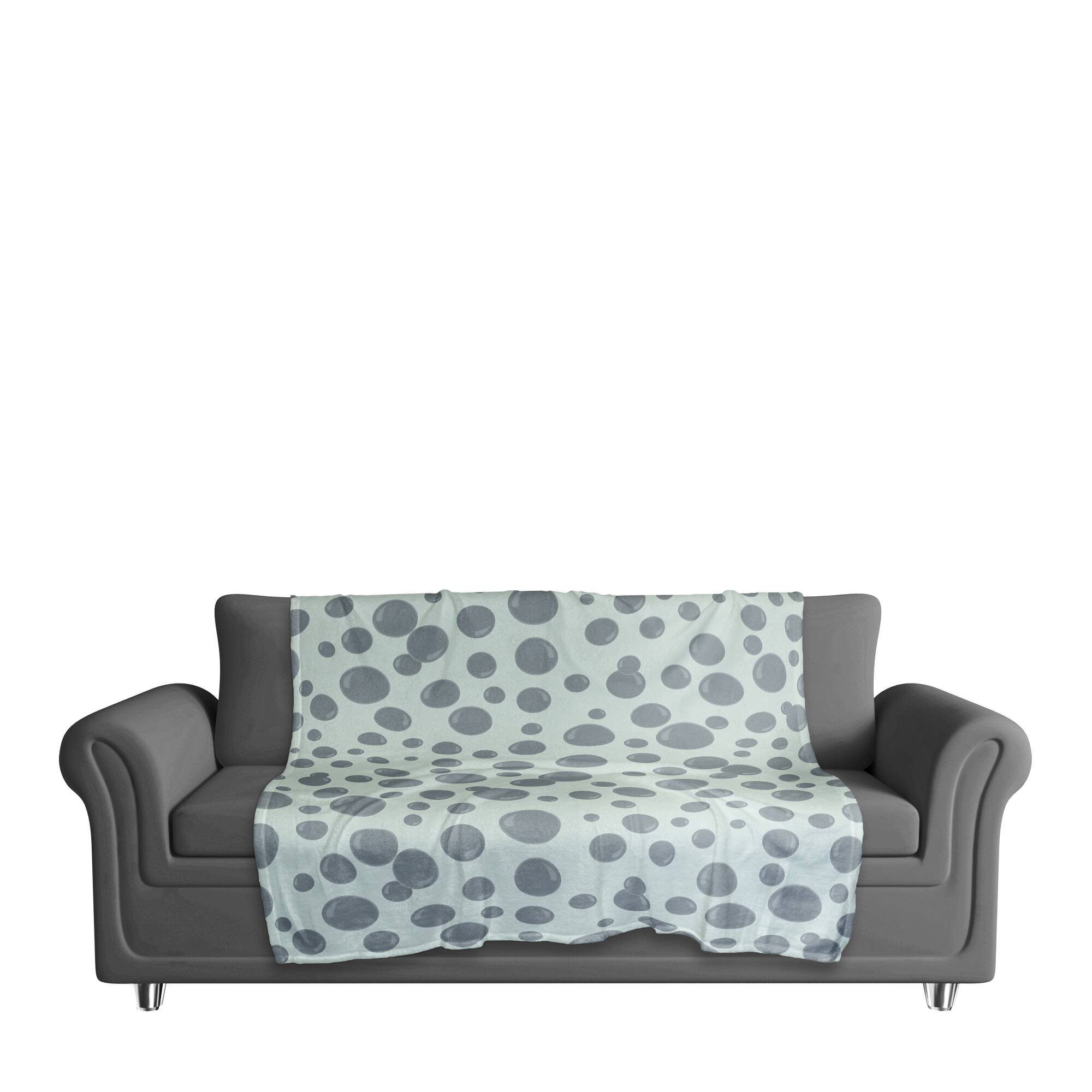 Bubbles All Over Coral Fleece Blanket