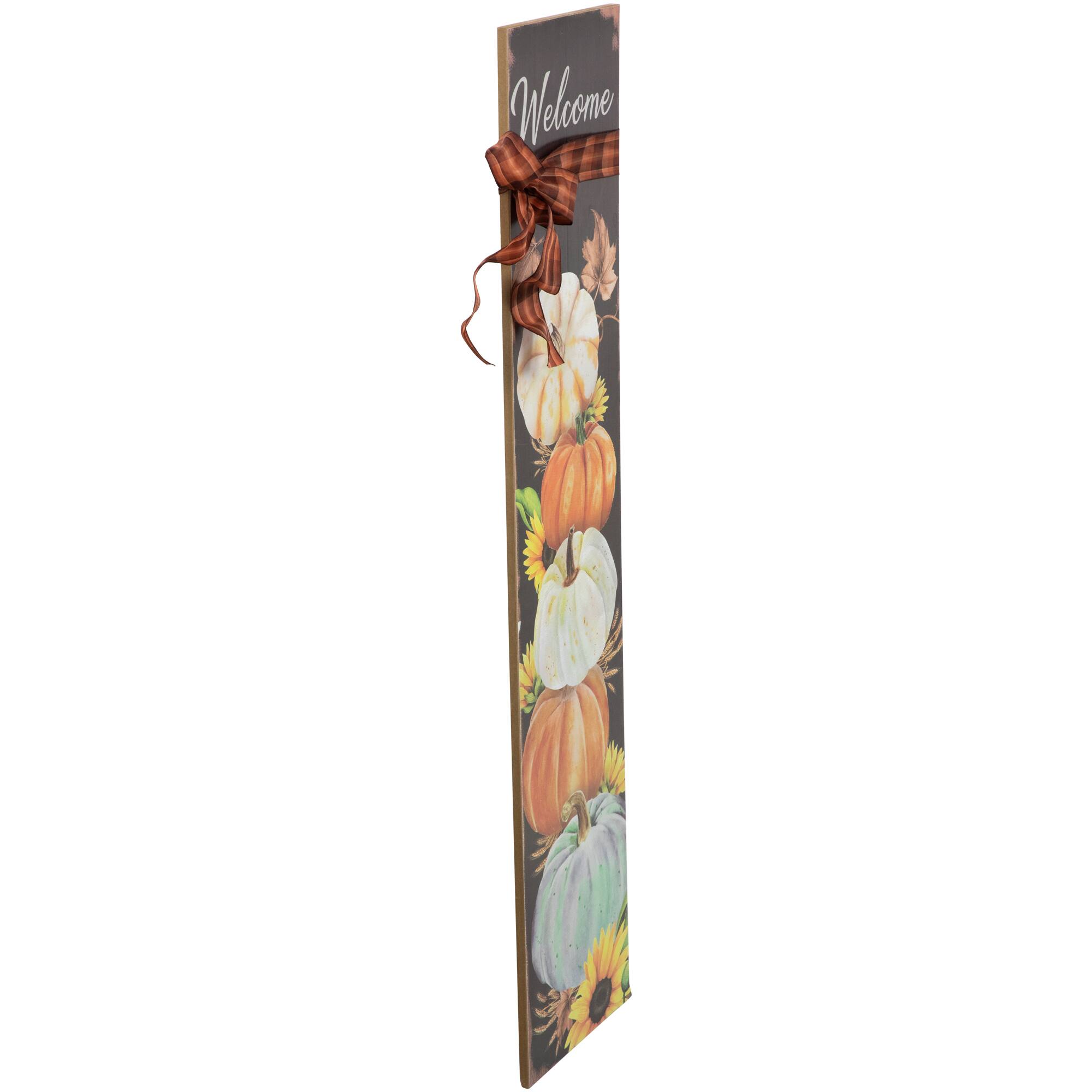 3ft. Welcome Autumn Fall Harvest Pumpkin Wall Sign