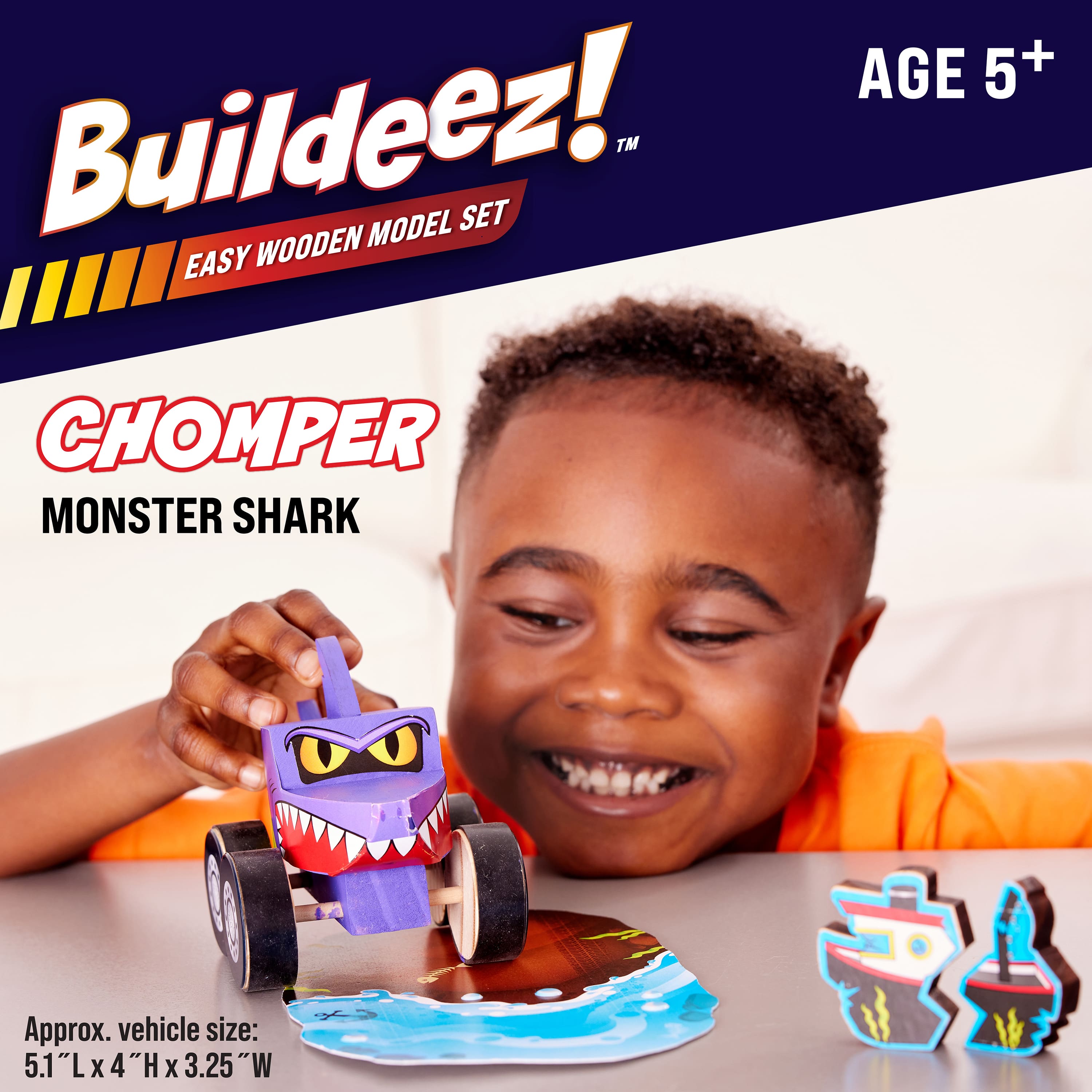 Creativity for Kids® Buildeez!™ Chomper Monster Shark Easy Wooden Model Kit