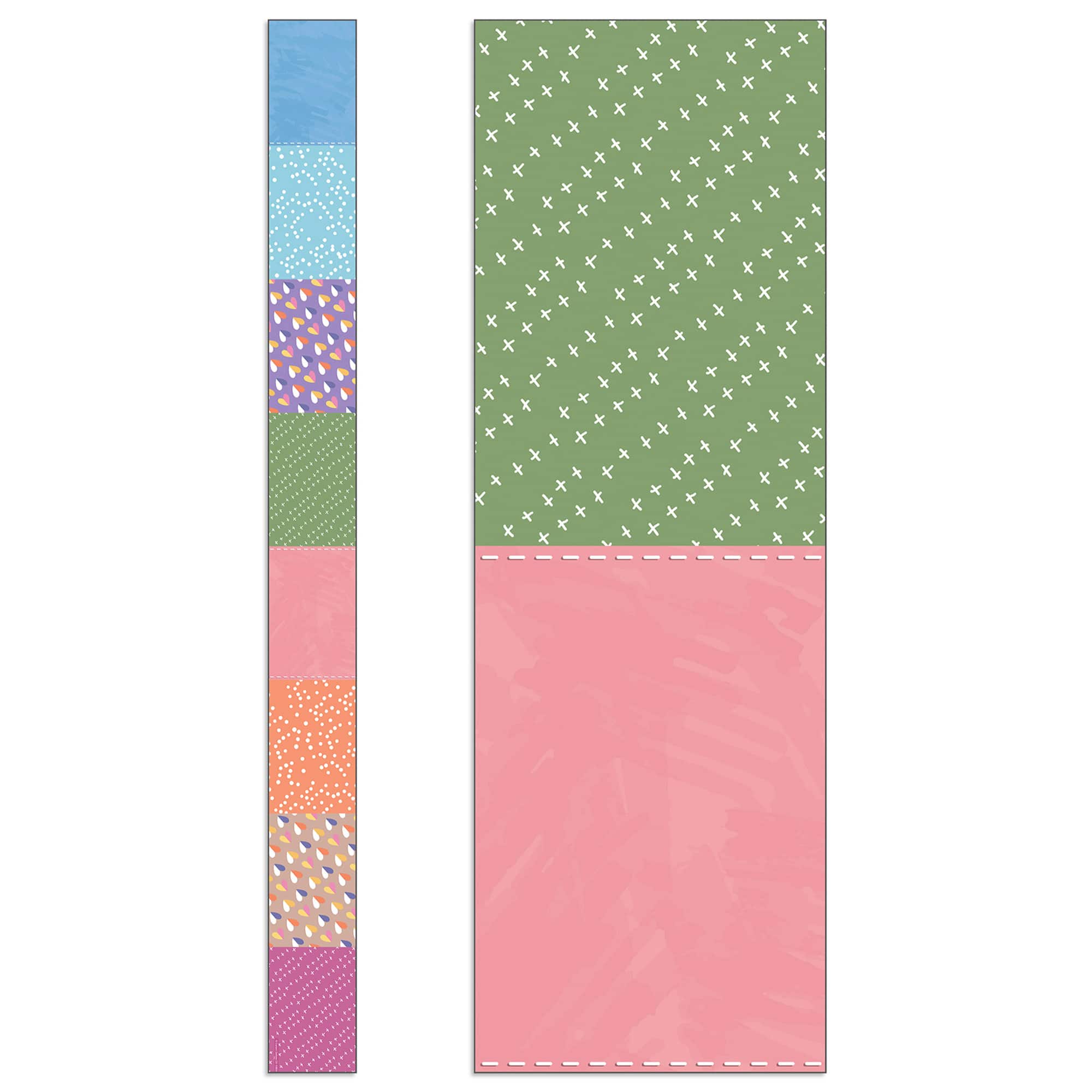 Carson Dellosa® Cool Patchwork Straight Borders Sets,  6ct.