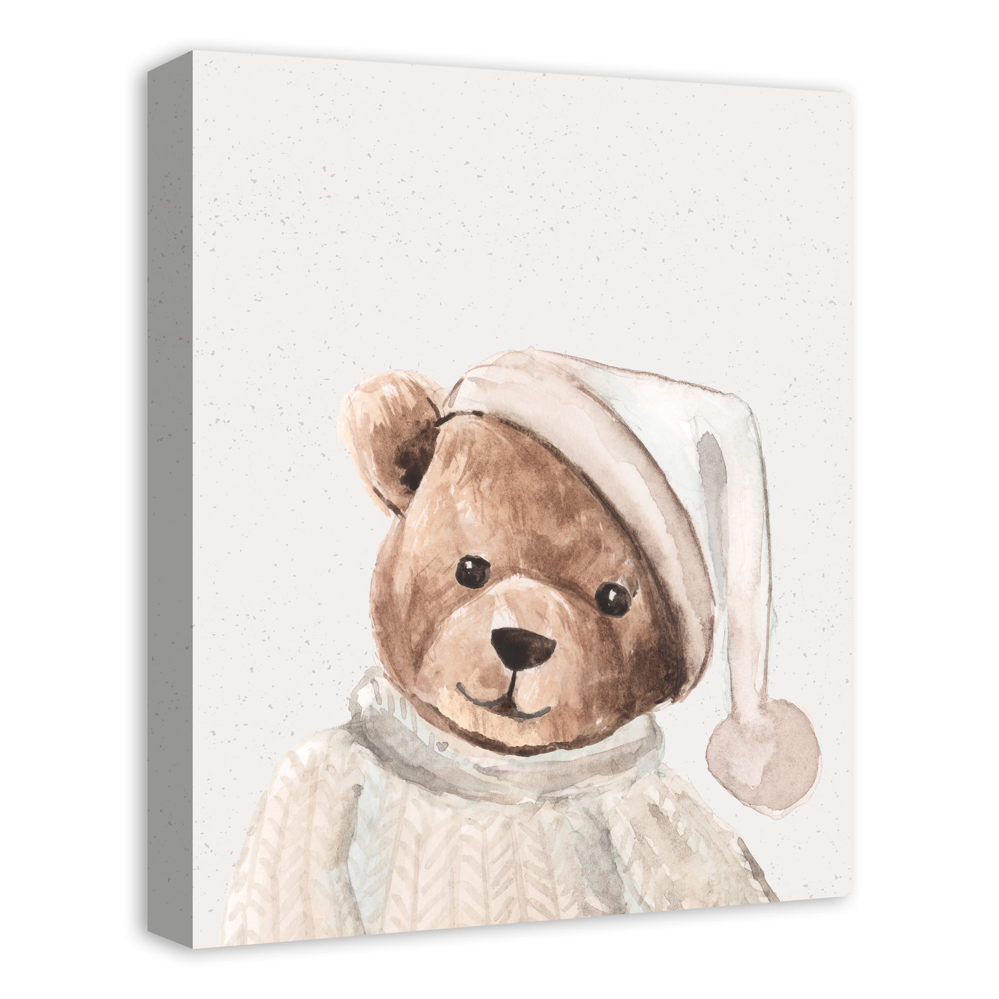 Bedtime Teddy 16" x 20" Canvas Wall Art