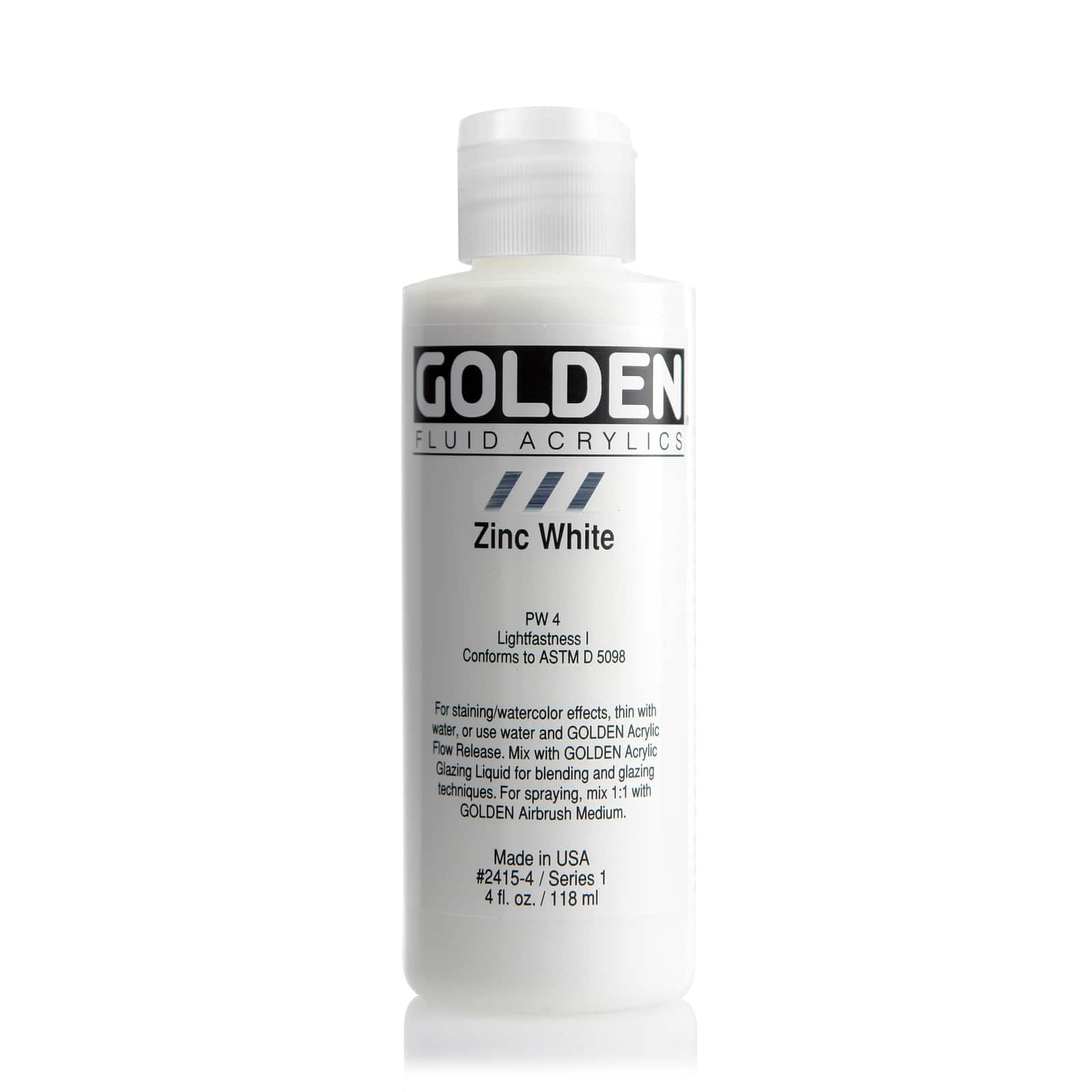 Peintures acryliques fluides de Golden, 118 ml