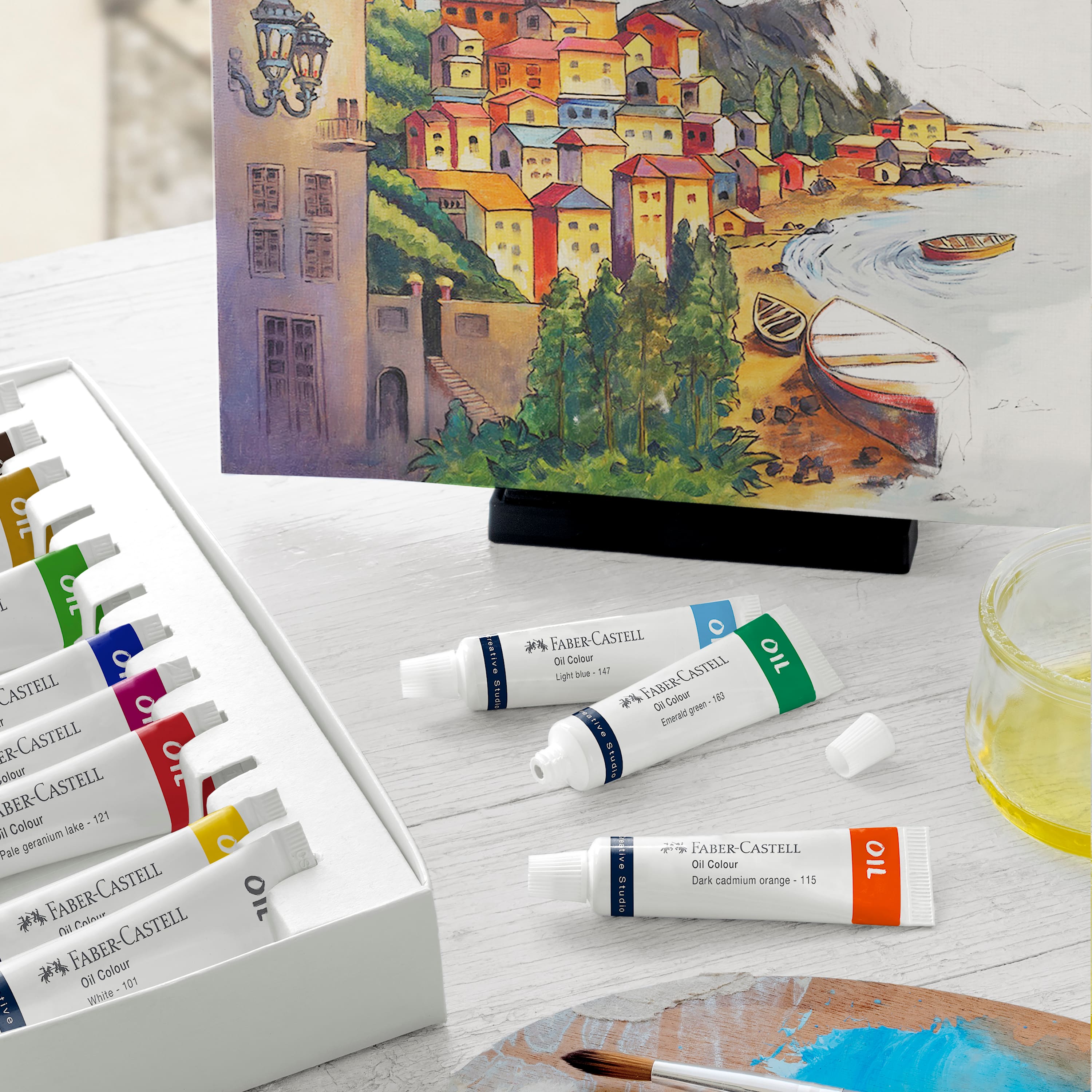 Faber-Castell Creative Studio 24 Color Oil Paint Set