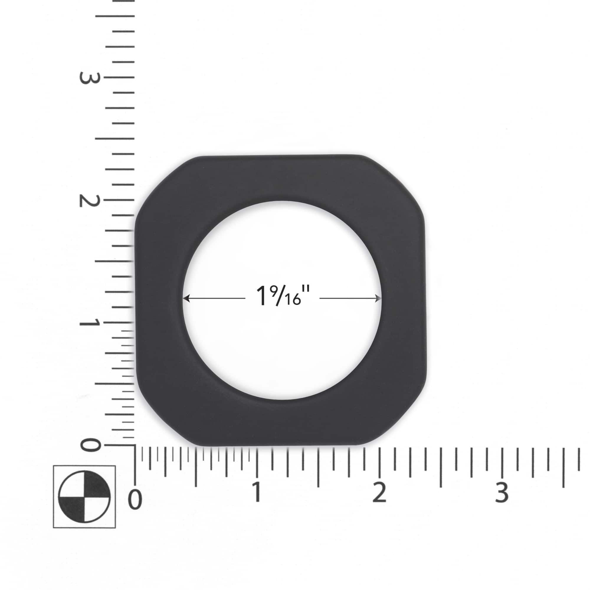 Dritz® Home Matte Black 1.562" Square Curtain Grommets, 8ct.