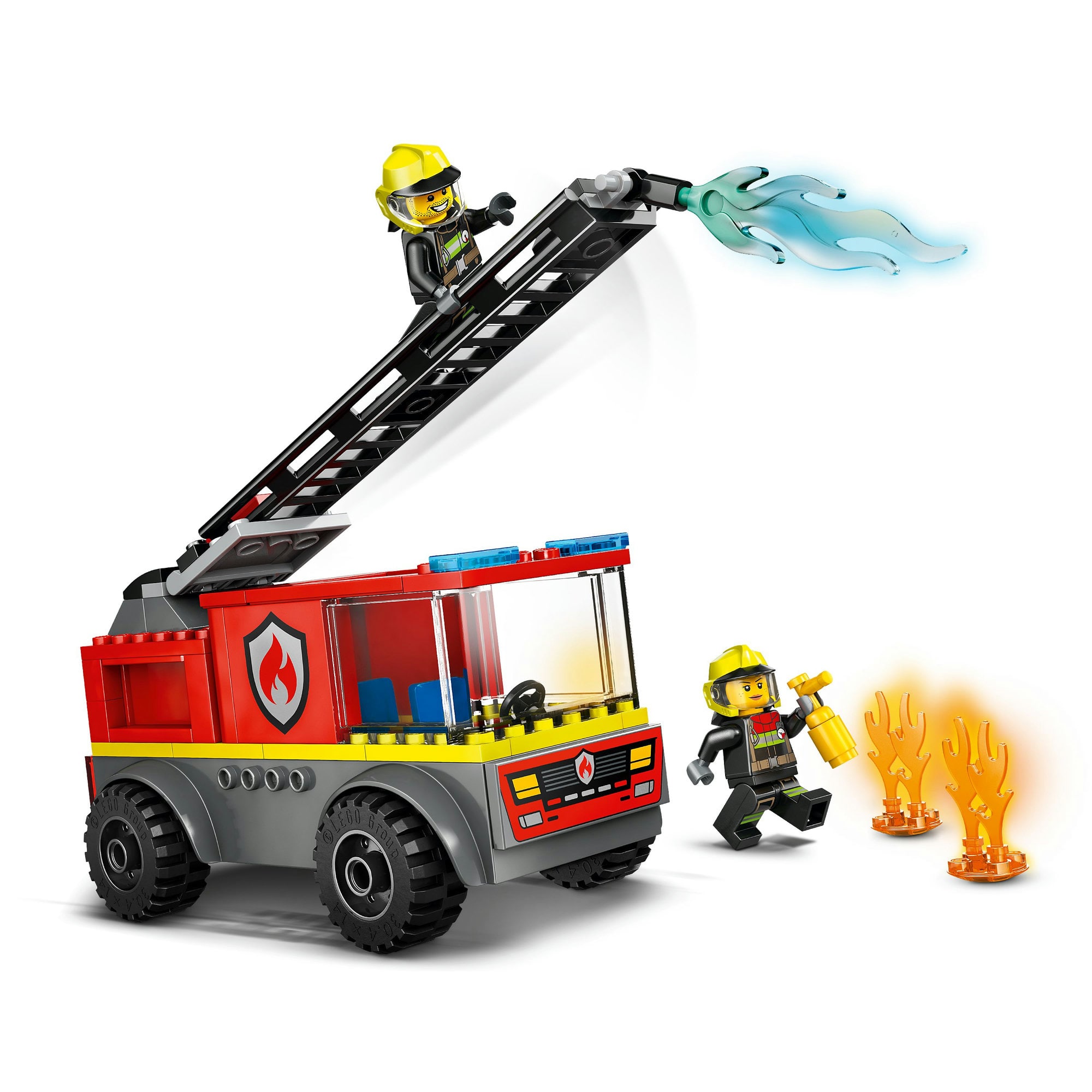 LEGO® City Fire Ladder Truck, Firefighter Toy Vehicle Gift for Kids 60463