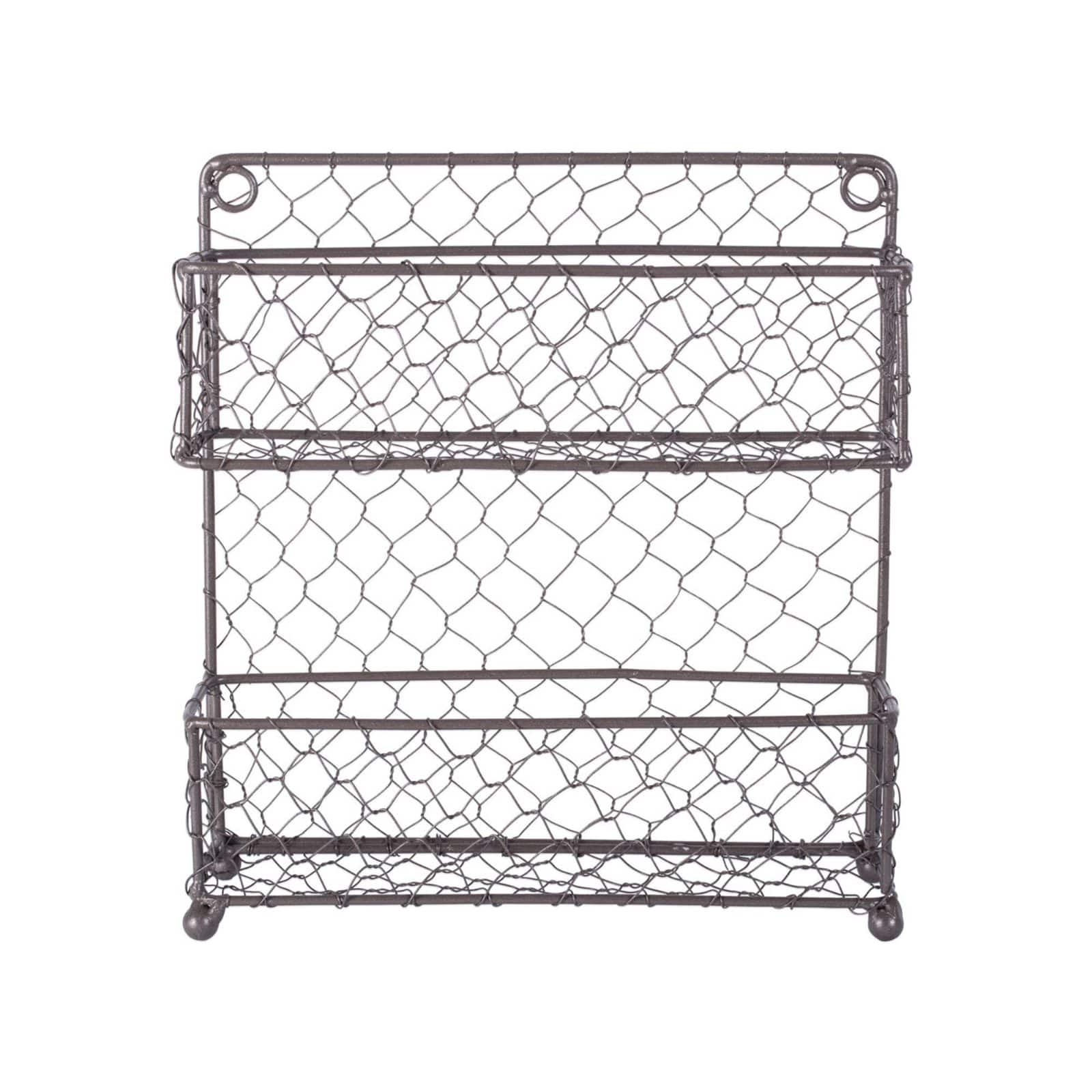 DII® 10" 2 Tier Chicken Wire Spice Rack