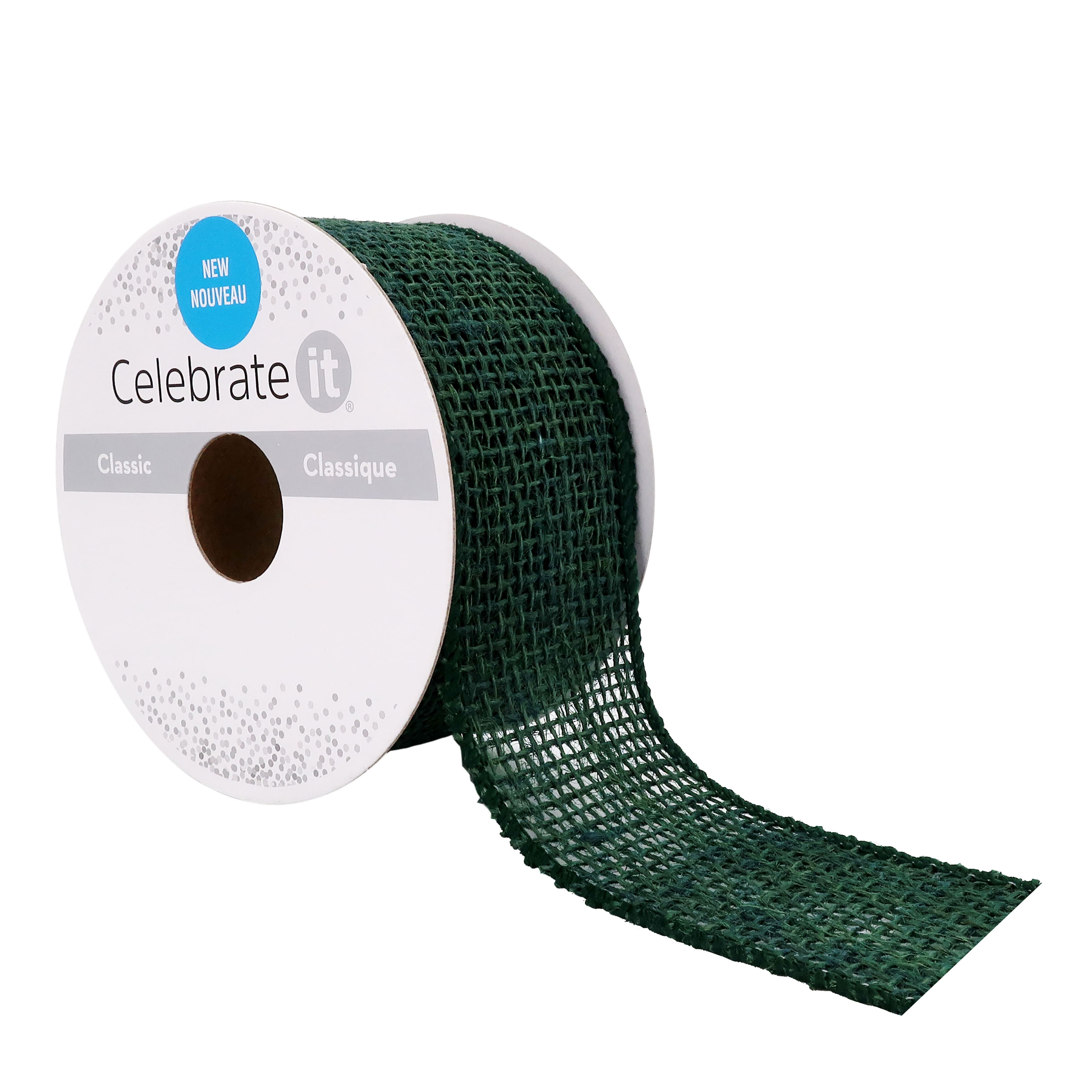 1.5" x 3yd. Wired Burlap Ribbon by Celebrate It® Classic