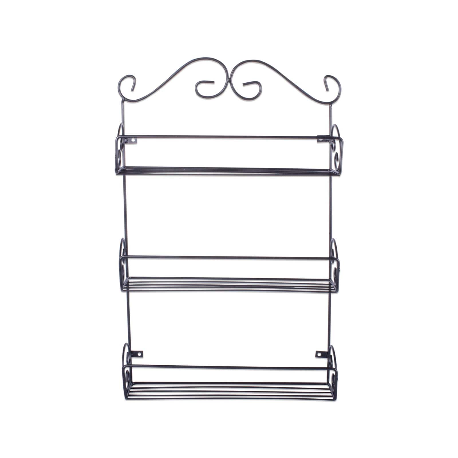 DII® 18" Black Pantry Spice Rack