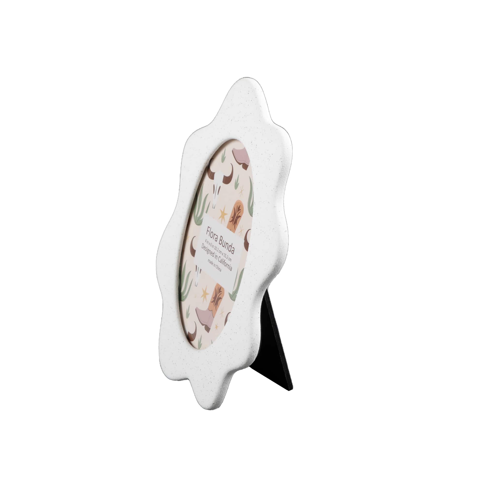 Flora Bunda 4" x 6" Irregular Ceramic Frame