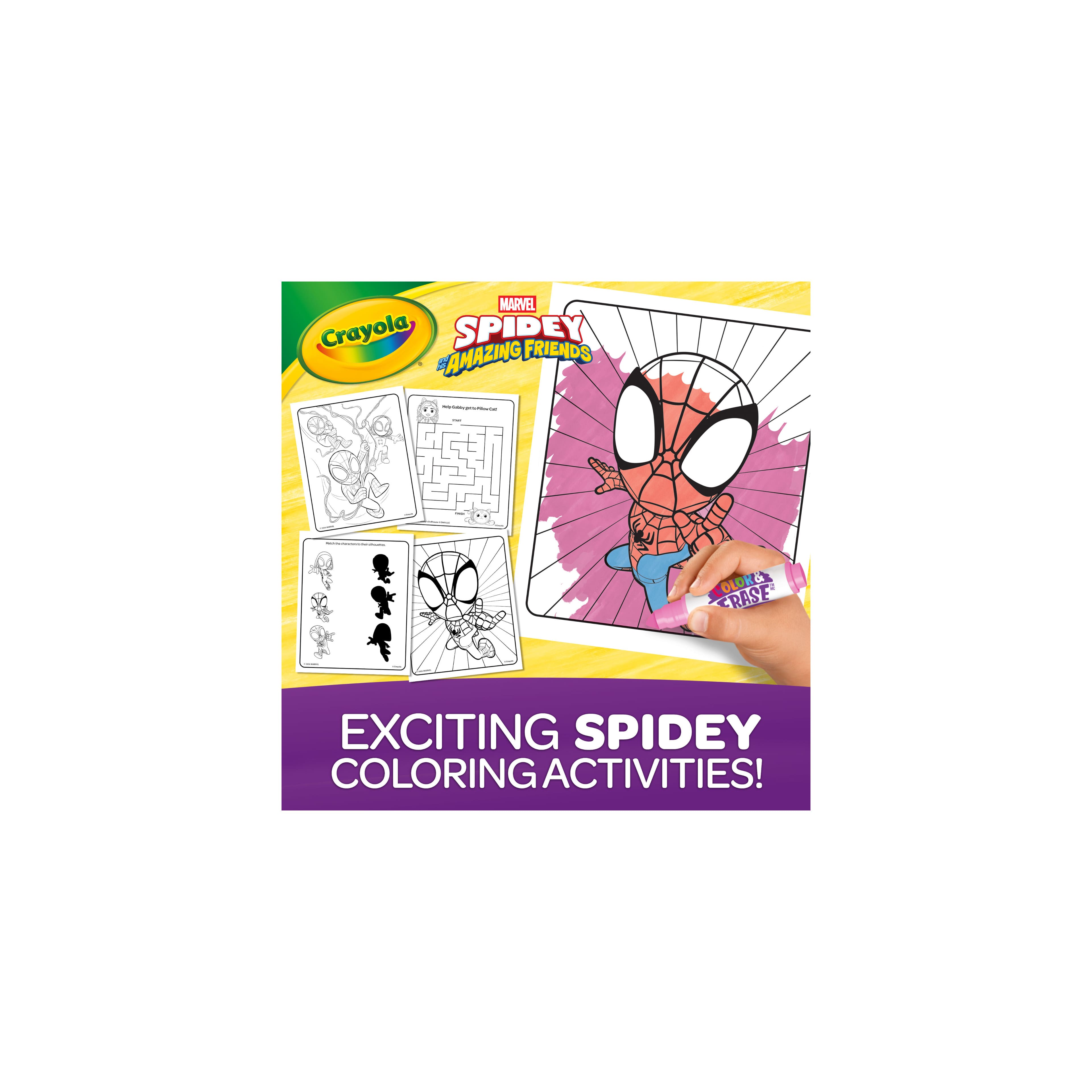 Crayola® Colour & Erase™ Spidey Activity Pad with Markers