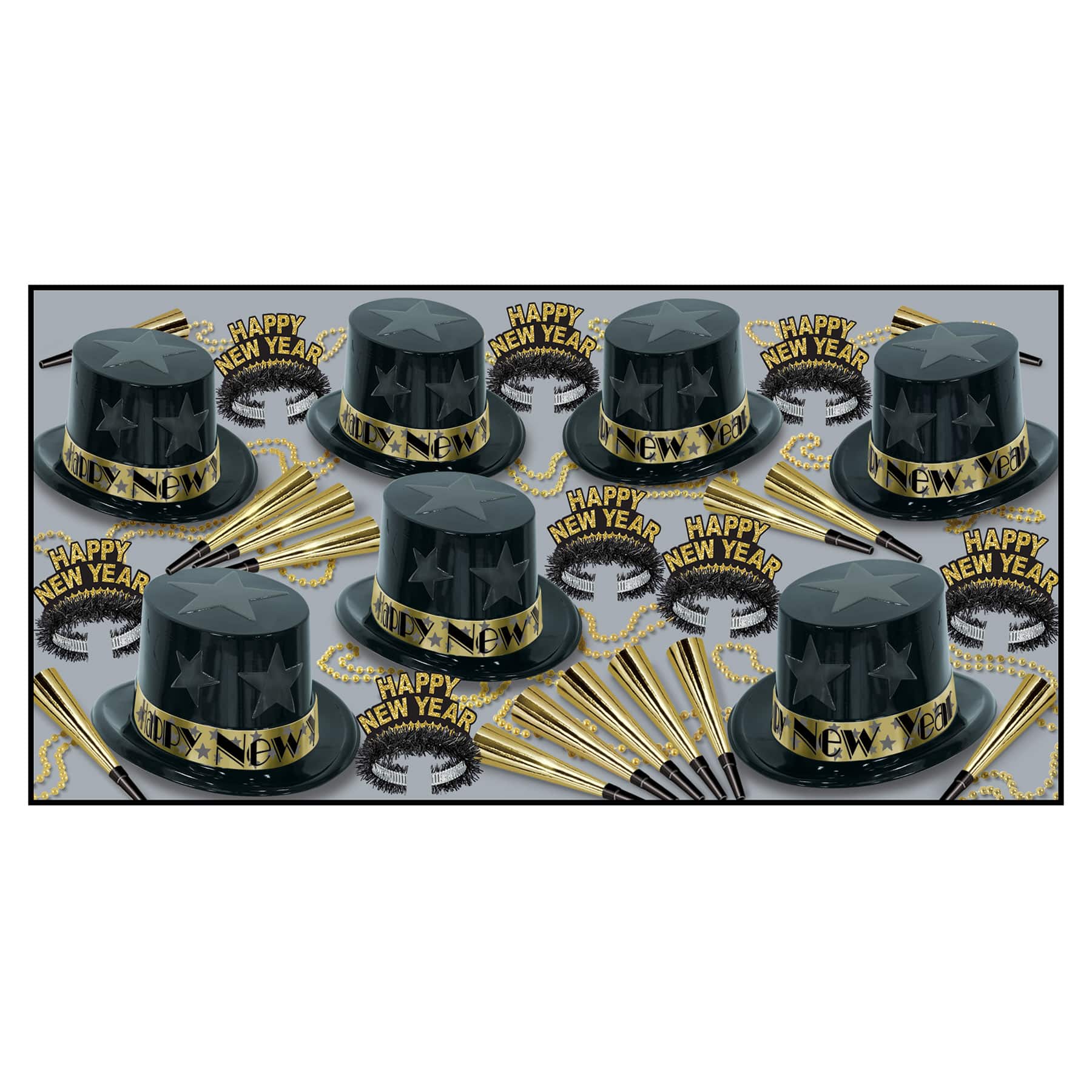 Beistle Black  Gold New Year Star Accessory Kit  Michaels