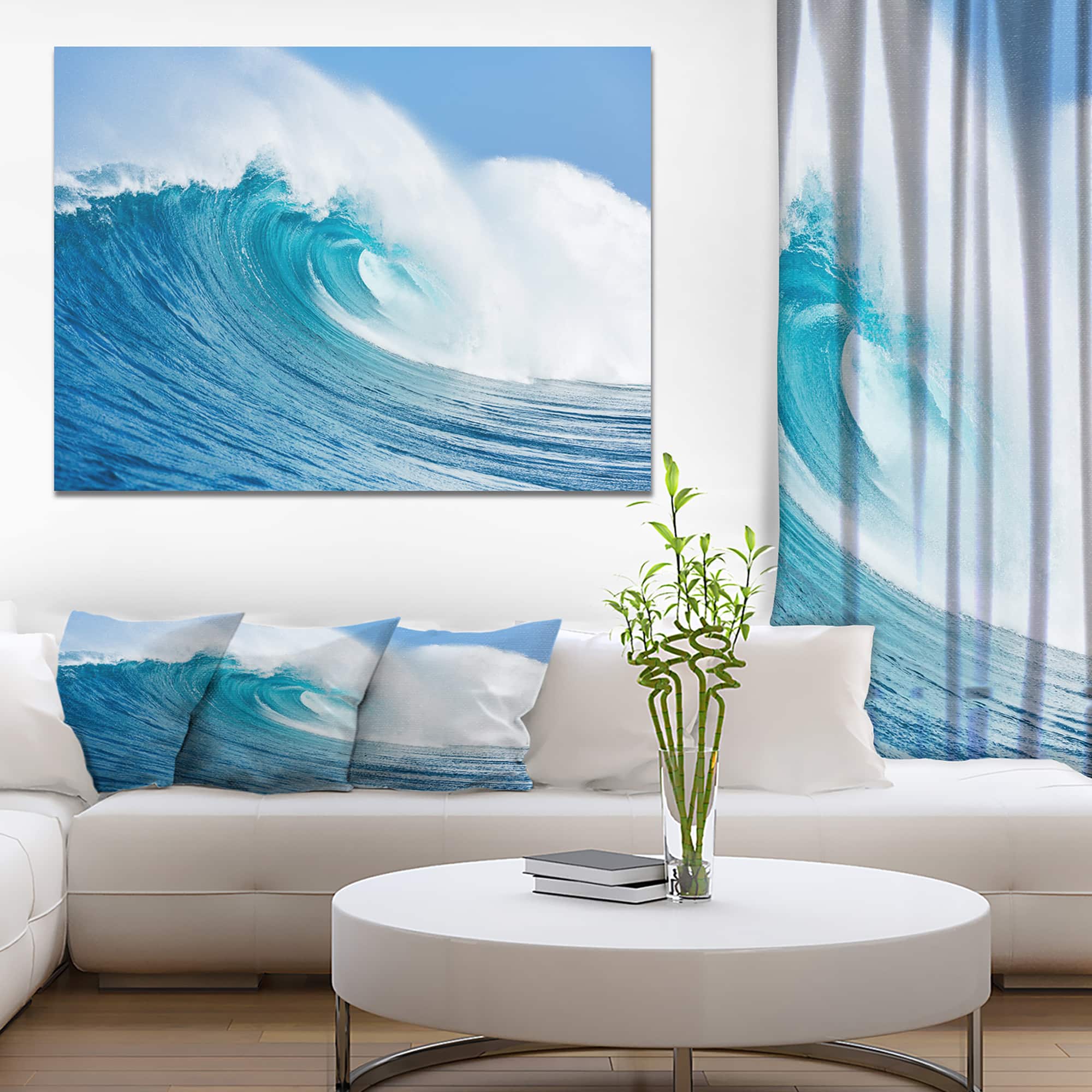 Designart - Blue Ocean Wave