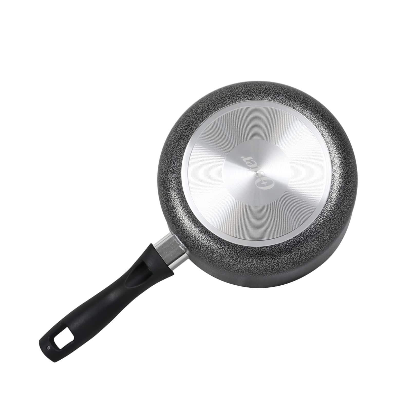 Oster Clairborne 2.5qt. Charcoal Gray Aluminum Sauce Pan with Lid