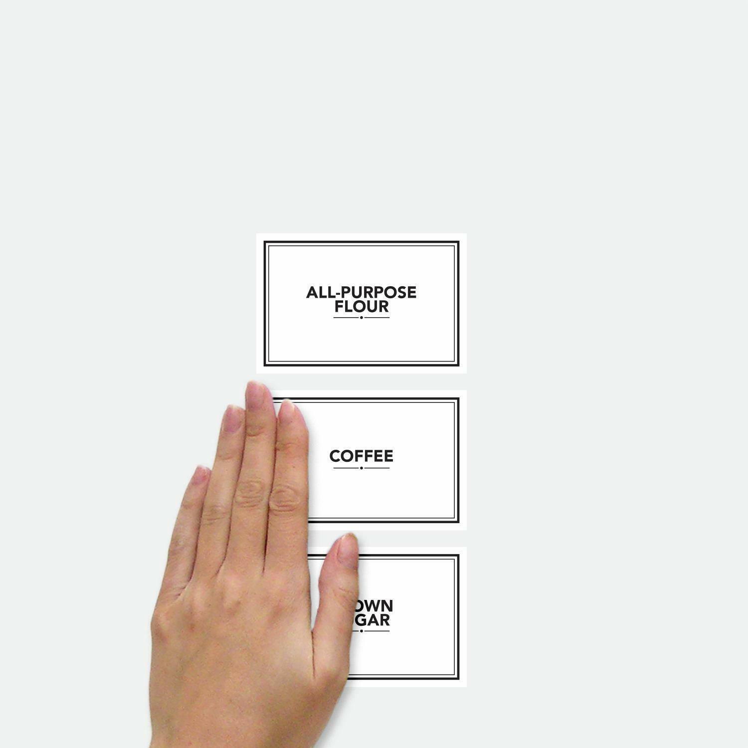 RoomMates Pantry Labels Peel & Stick Decals