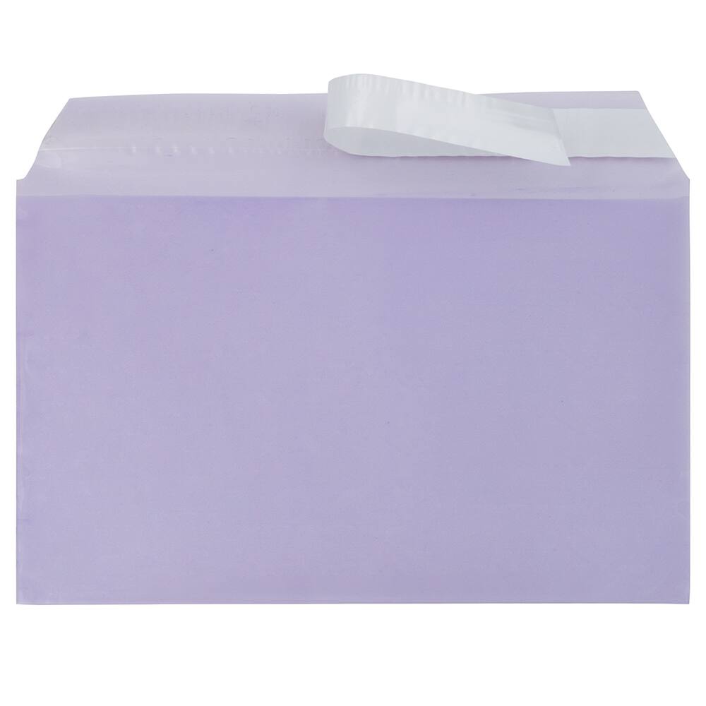 JAM Paper 5.43" X 8.62" Self Adhesive Closure Cello Sleeves, 100ct.
