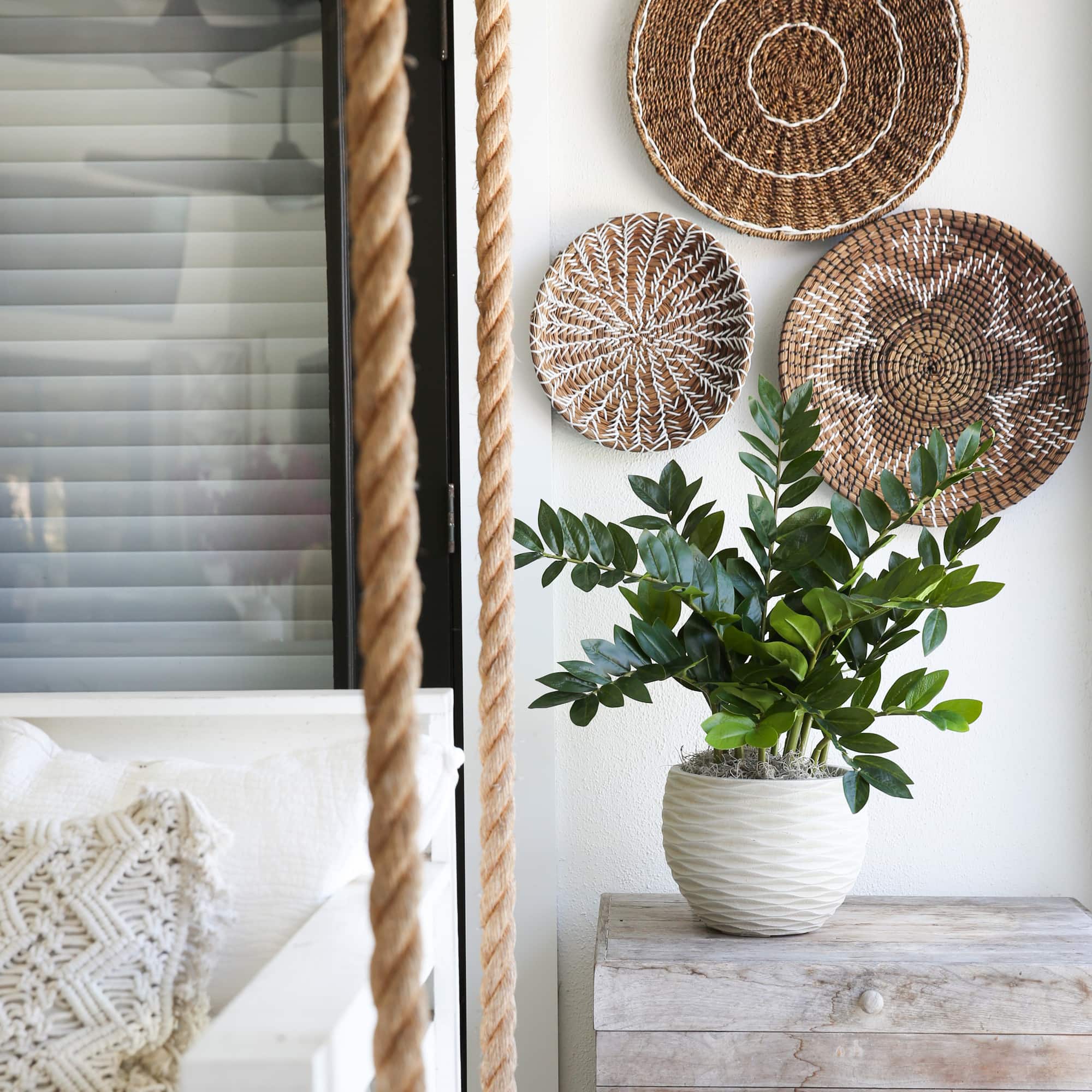 28" Artificial Zamioculcas Plant with Decorative Planter