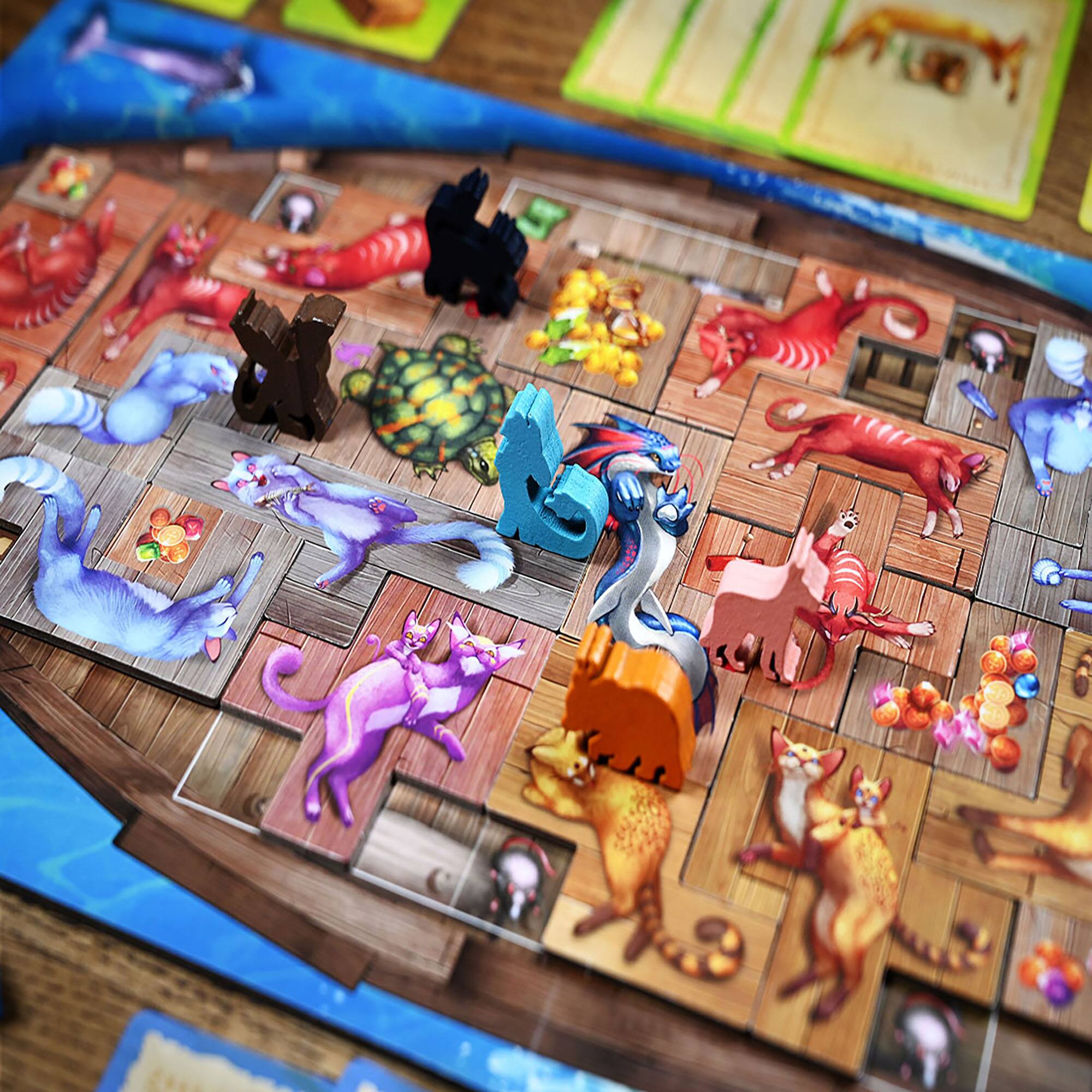 The Isle of Cats: Kittens + Beasts Expansion Board Game