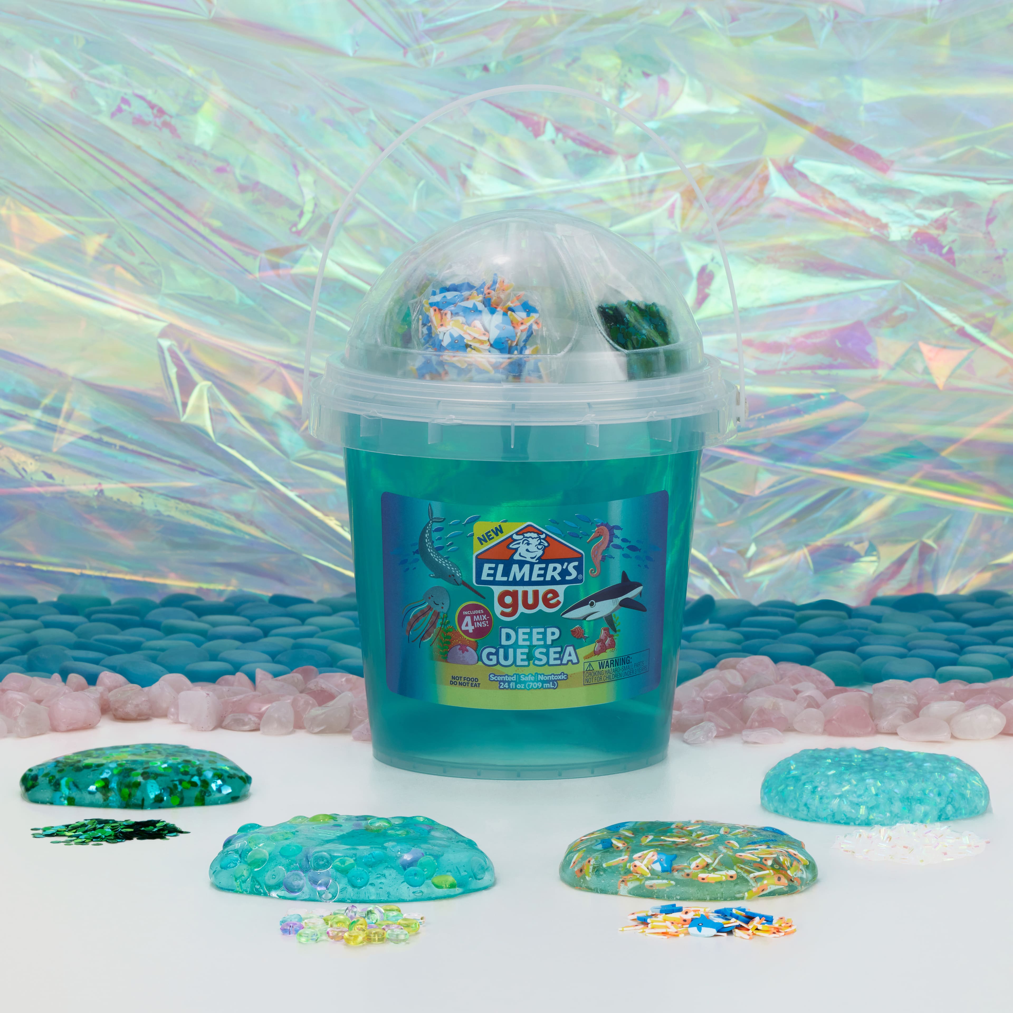 6 Pack: Elmer's® Gue Deep Gue Sea Premade Slime with Mix-Ins