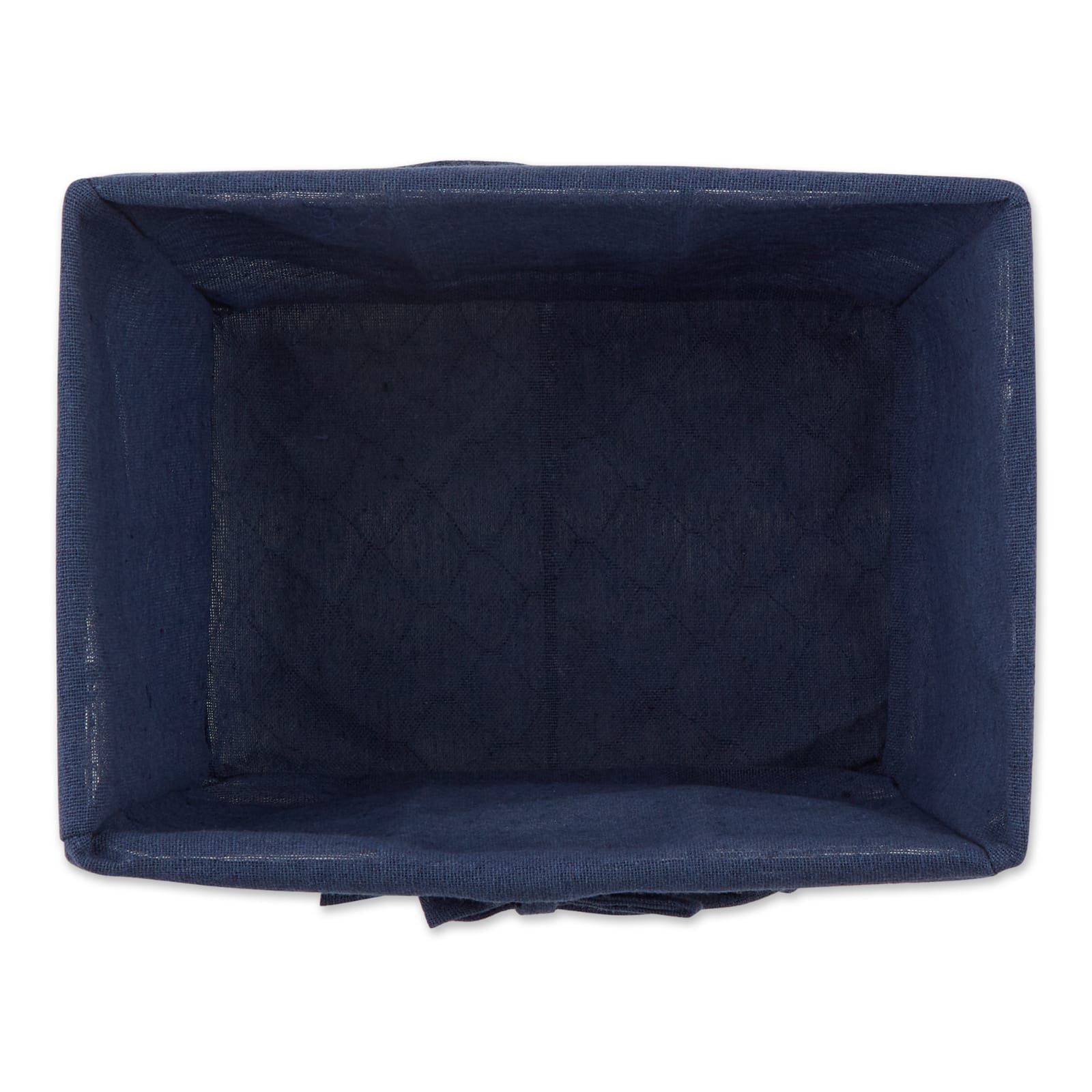 DII® Medium Vintage Gray Wire Basket with French Blue Liner, 2ct.