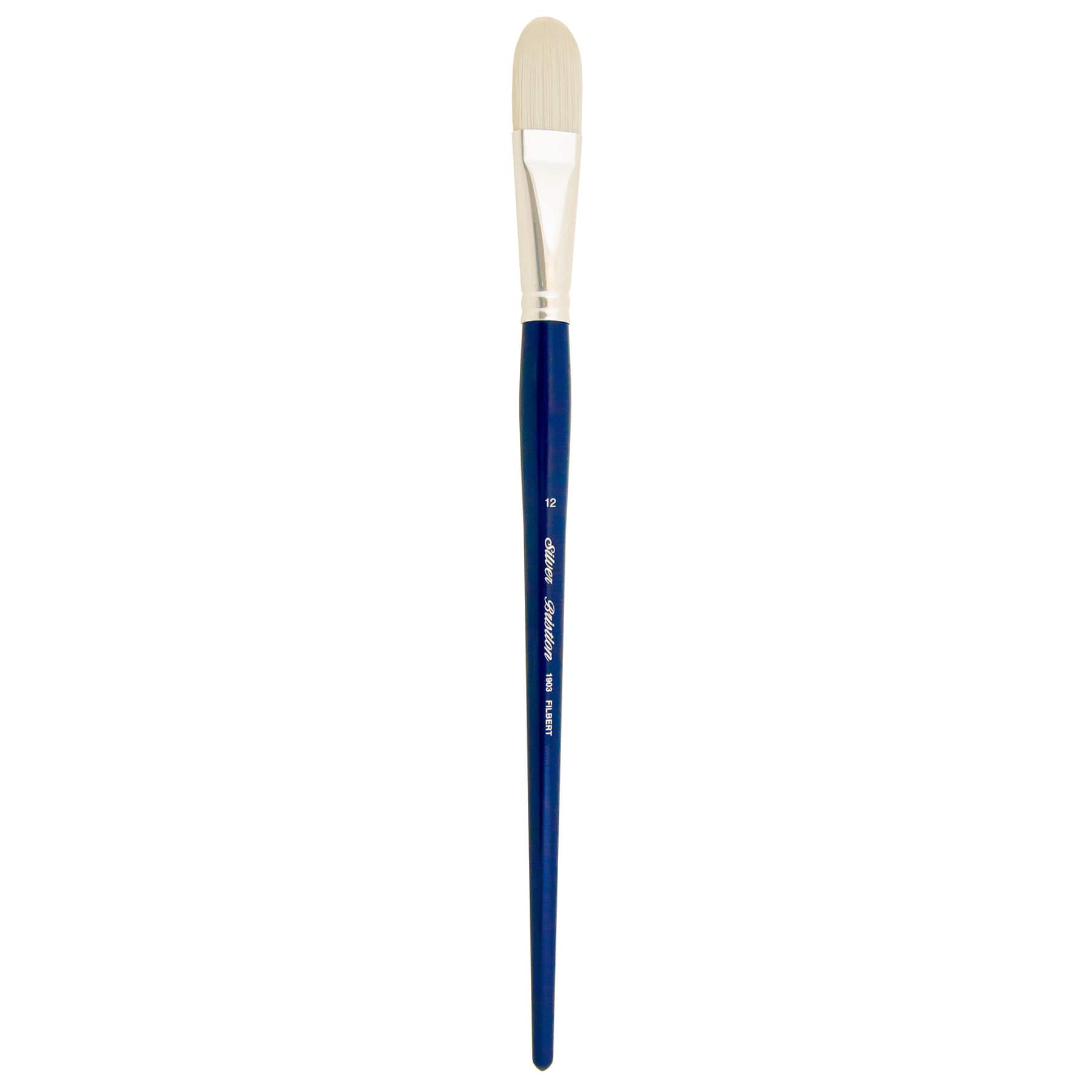 Silver Brush Limited Bristlon® Series 1903 Size 12 Long Handle Filbert Brush