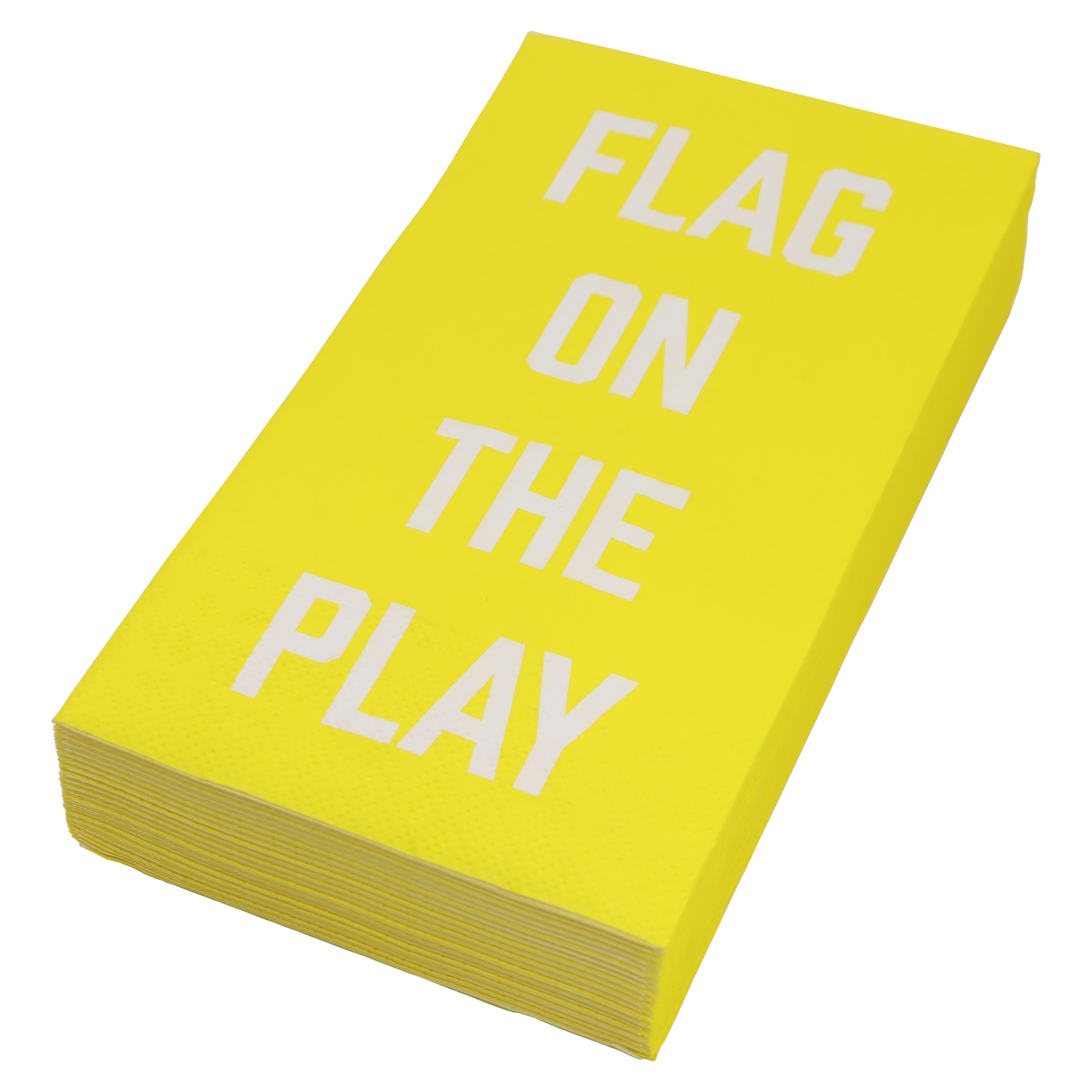 Yellow Football Flag Guest Napkins, 20ct. by Celebrate It™