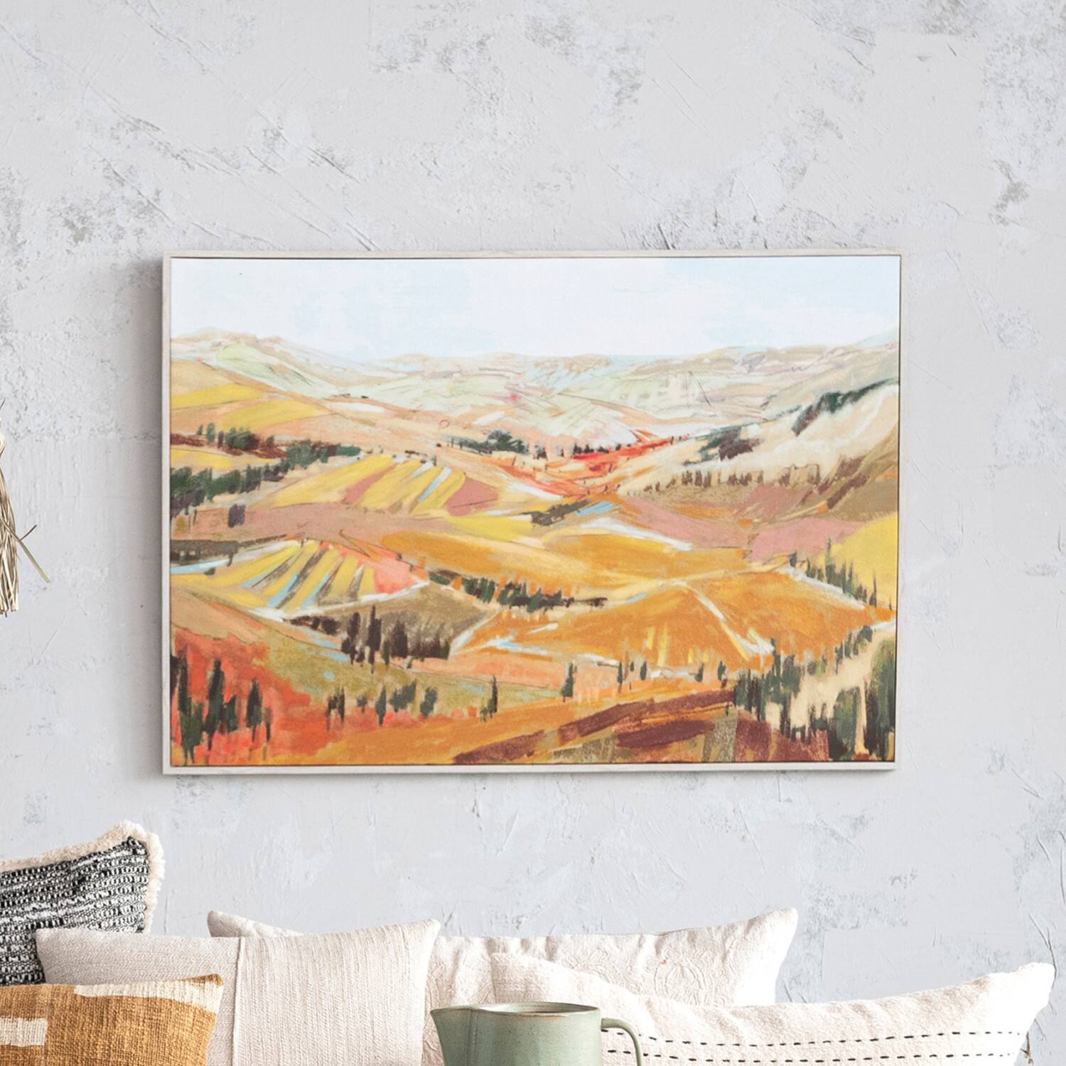 Hello Honey® Landscape Canvas Framed Wall Décor