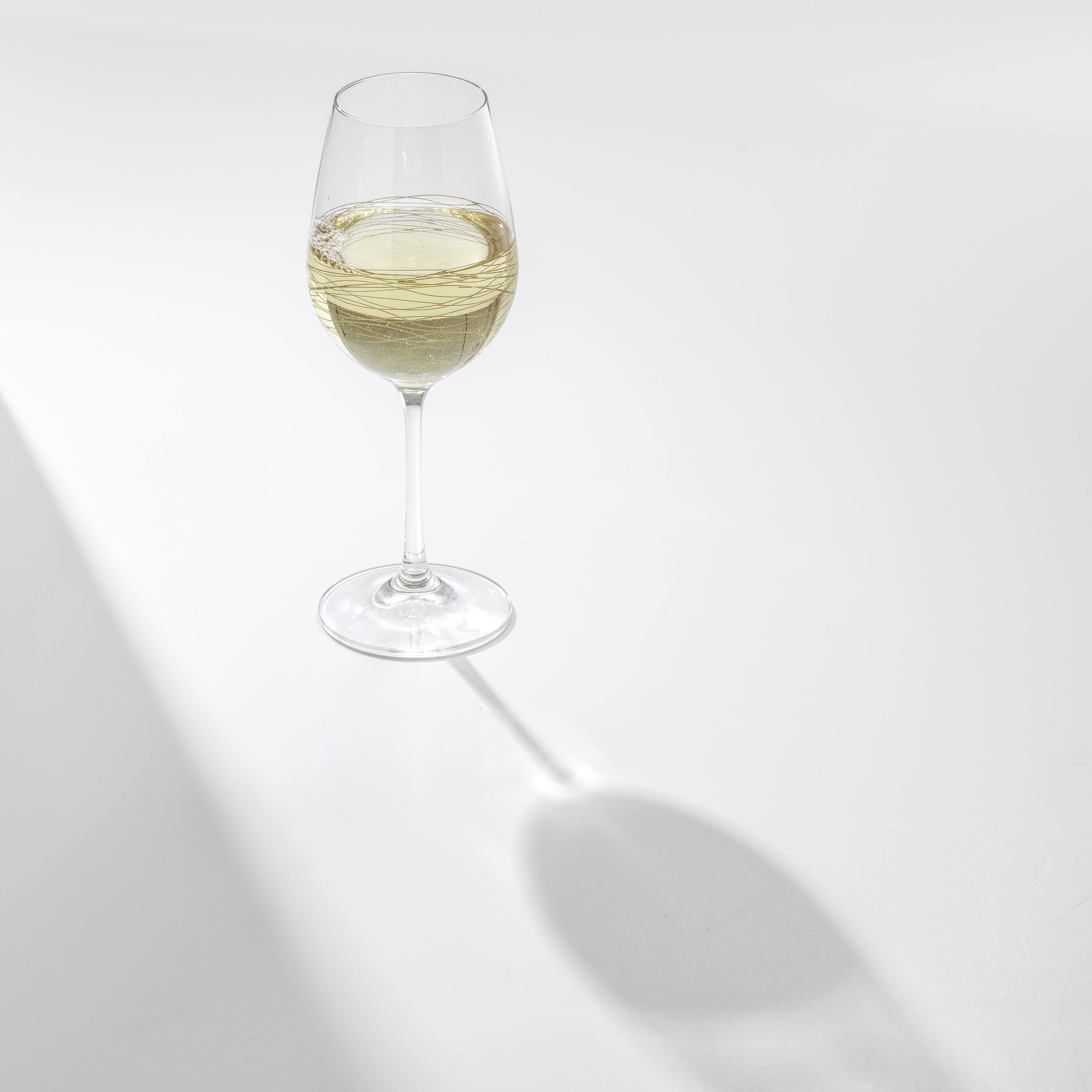 JoyJolt® Golden Royale 14oz. Crystal White Wine Glasses, 2ct.