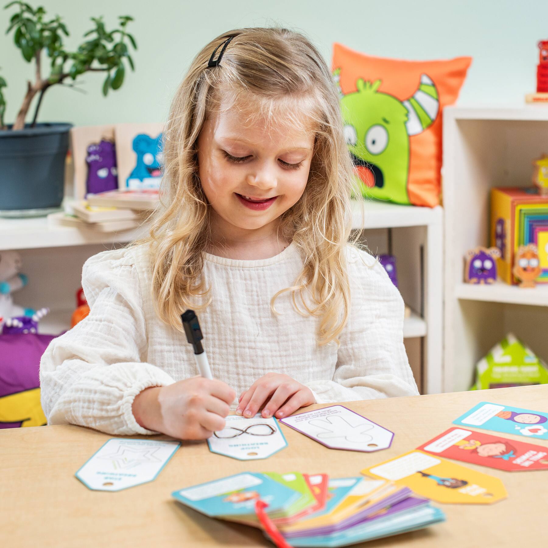 Dry Erase Calming Flash Card Kit