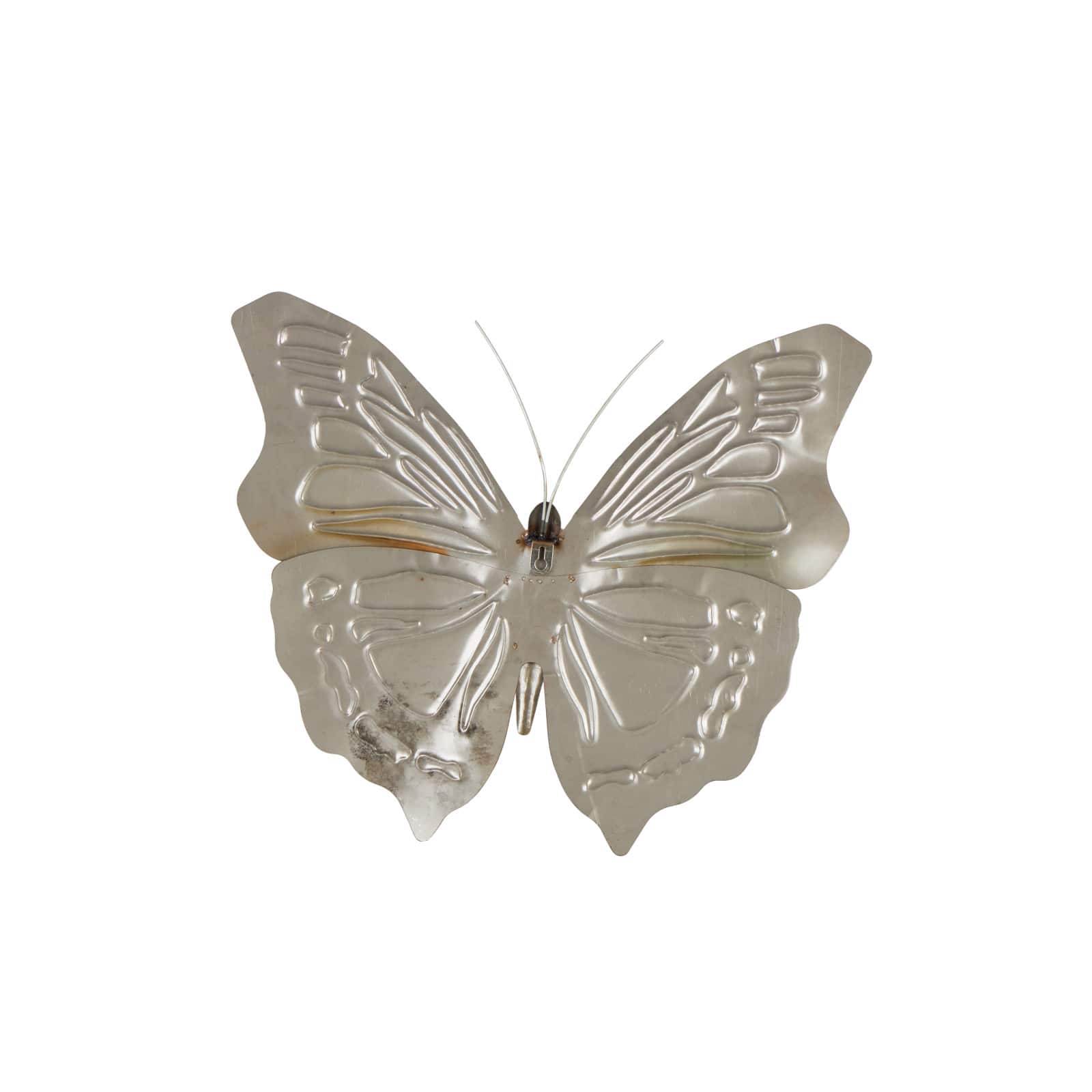 19" x 16.5" Stainless Steel Butterfly Home Wall Décor