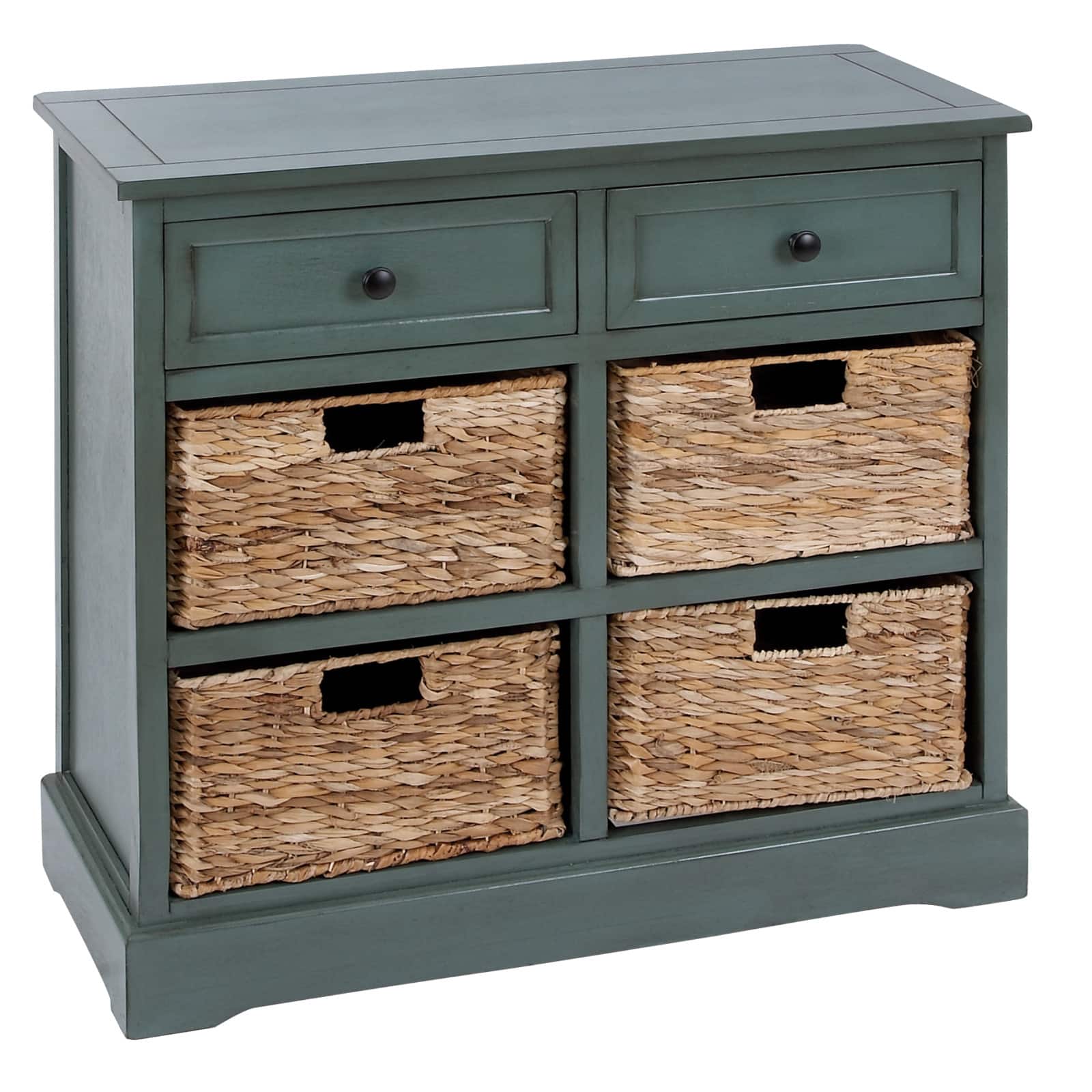 Traditional 4-Basket Storage Cabinet