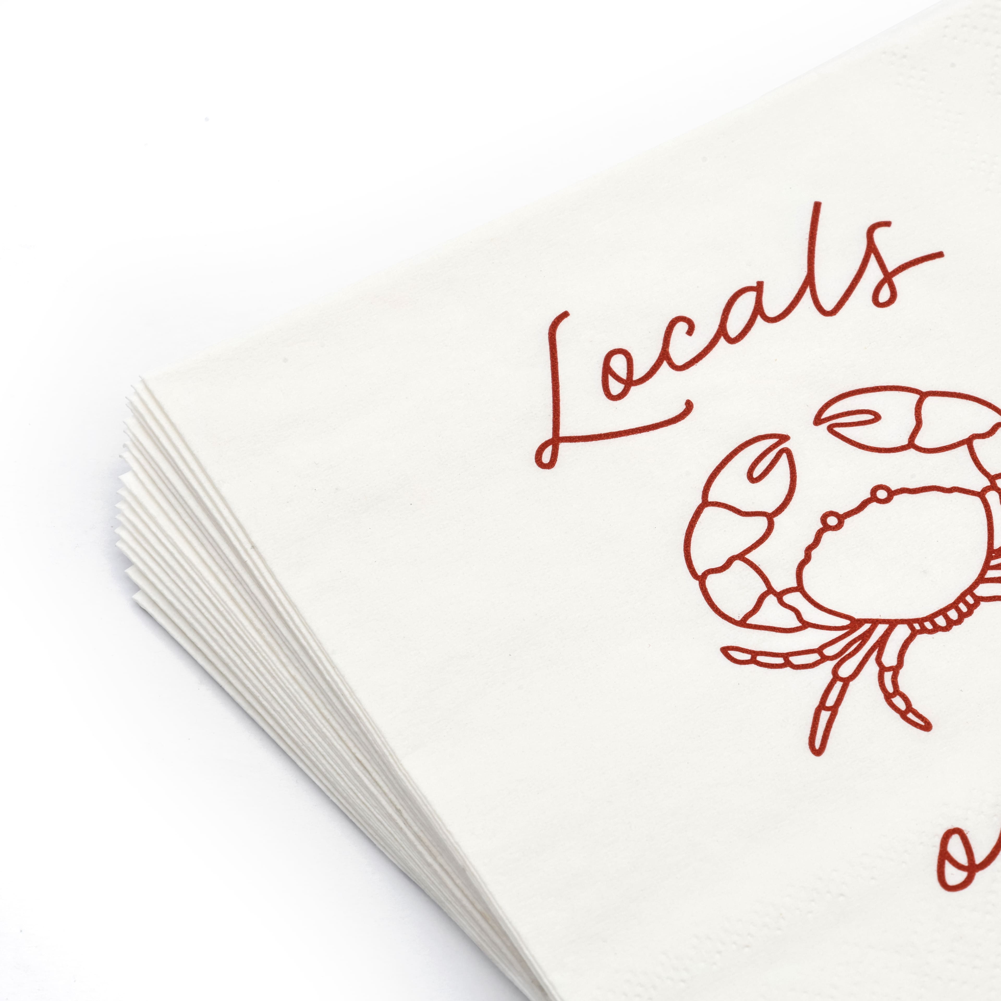 Modern Coast Crab Beverage Napkins, 20ct. by Celebrate It™