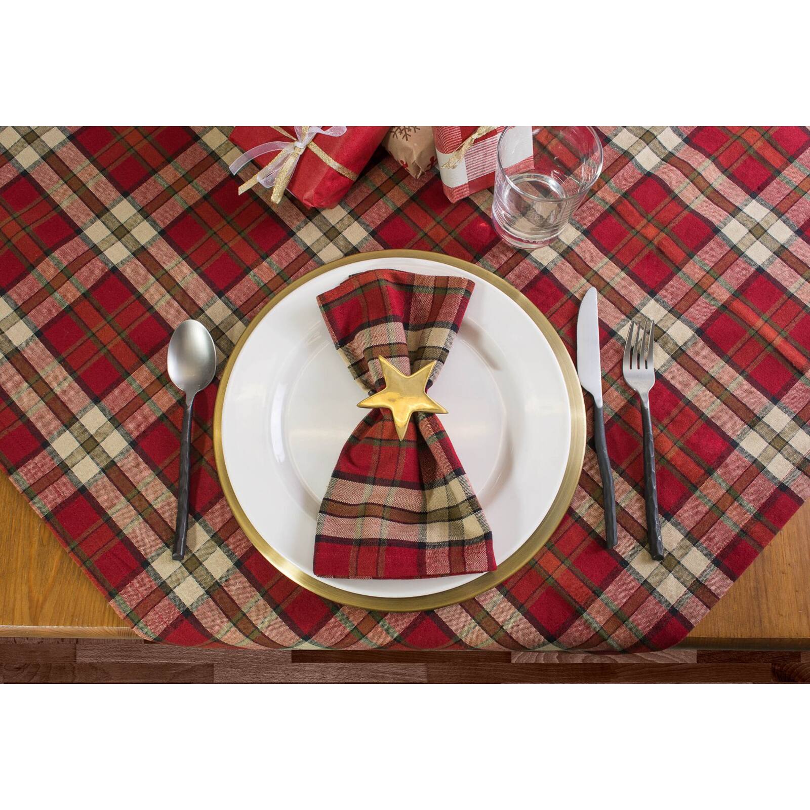 Campfire Plaid Tablecloth 60" x 84"