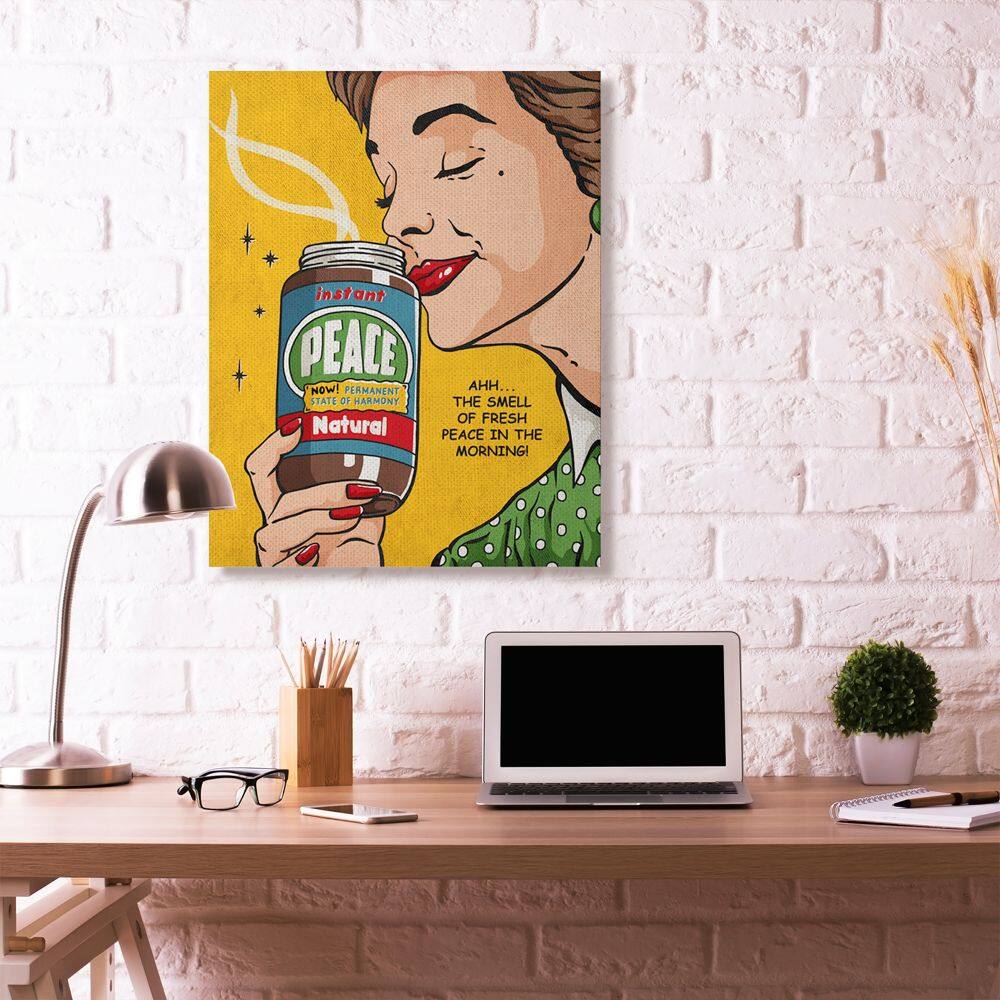 Stupell Industries Instant Peace Canvas Wall Art