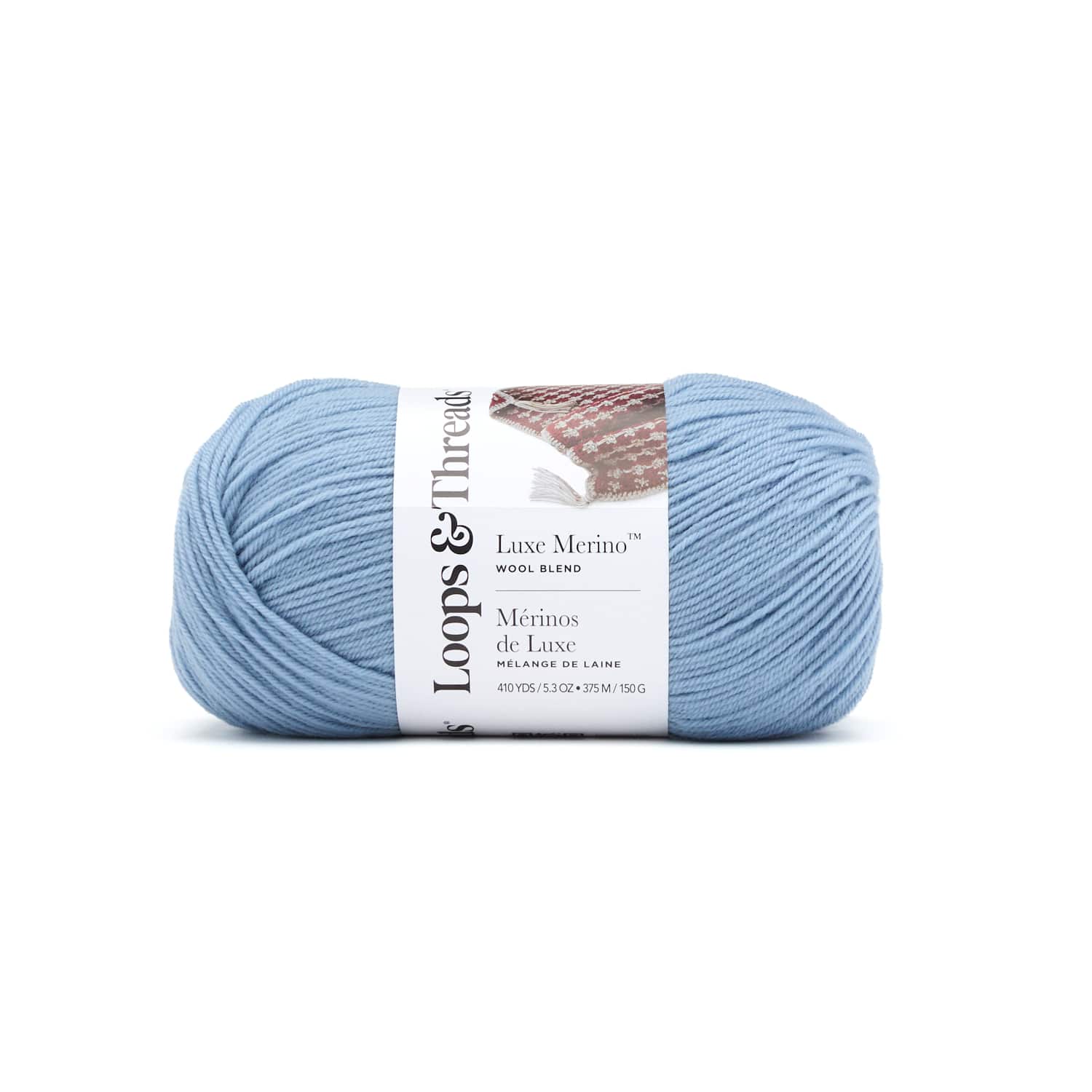 15 Pack: Luxe Merino™ Solid Yarn by Loops & Threads®