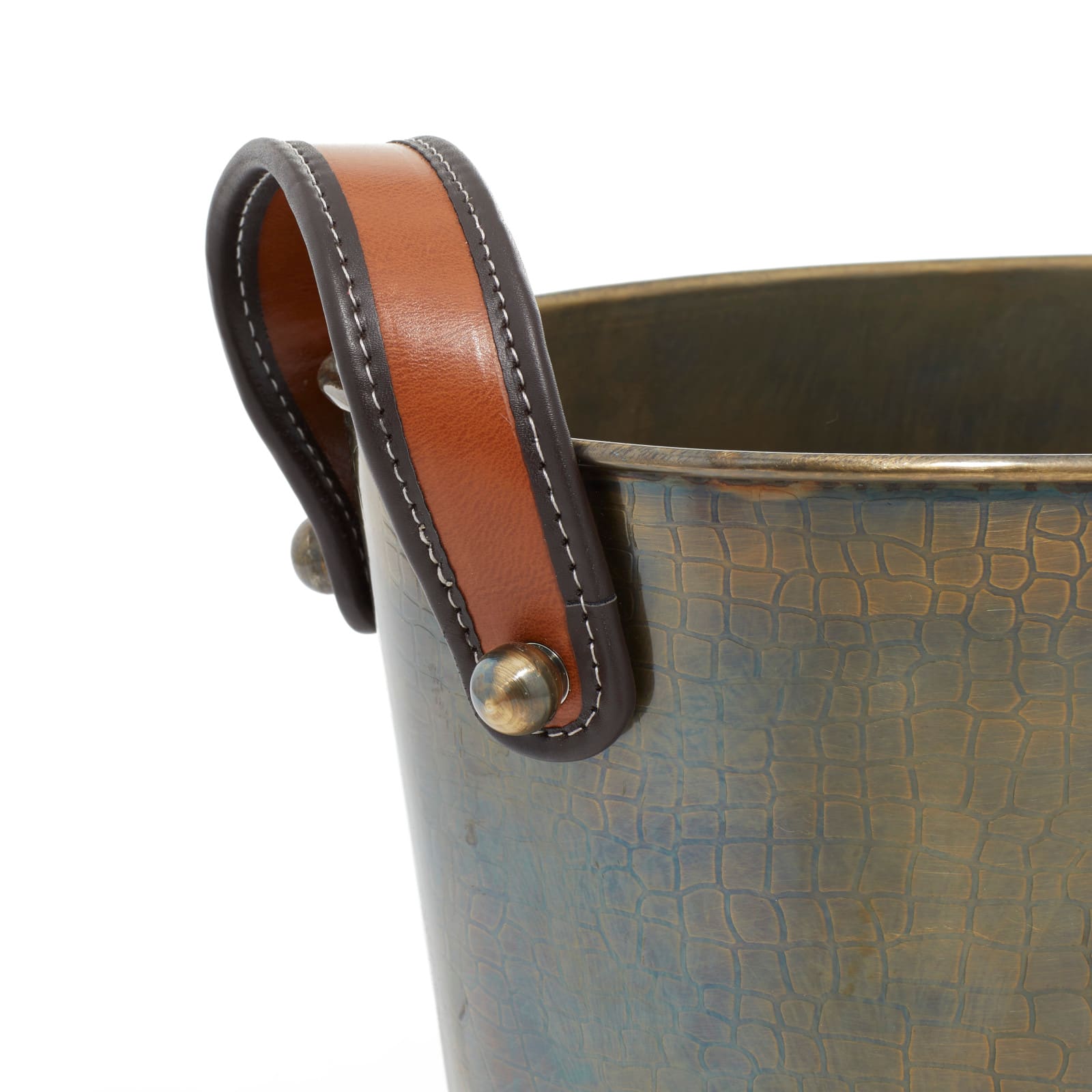 16" Bronze Contemporary Wine Bucket