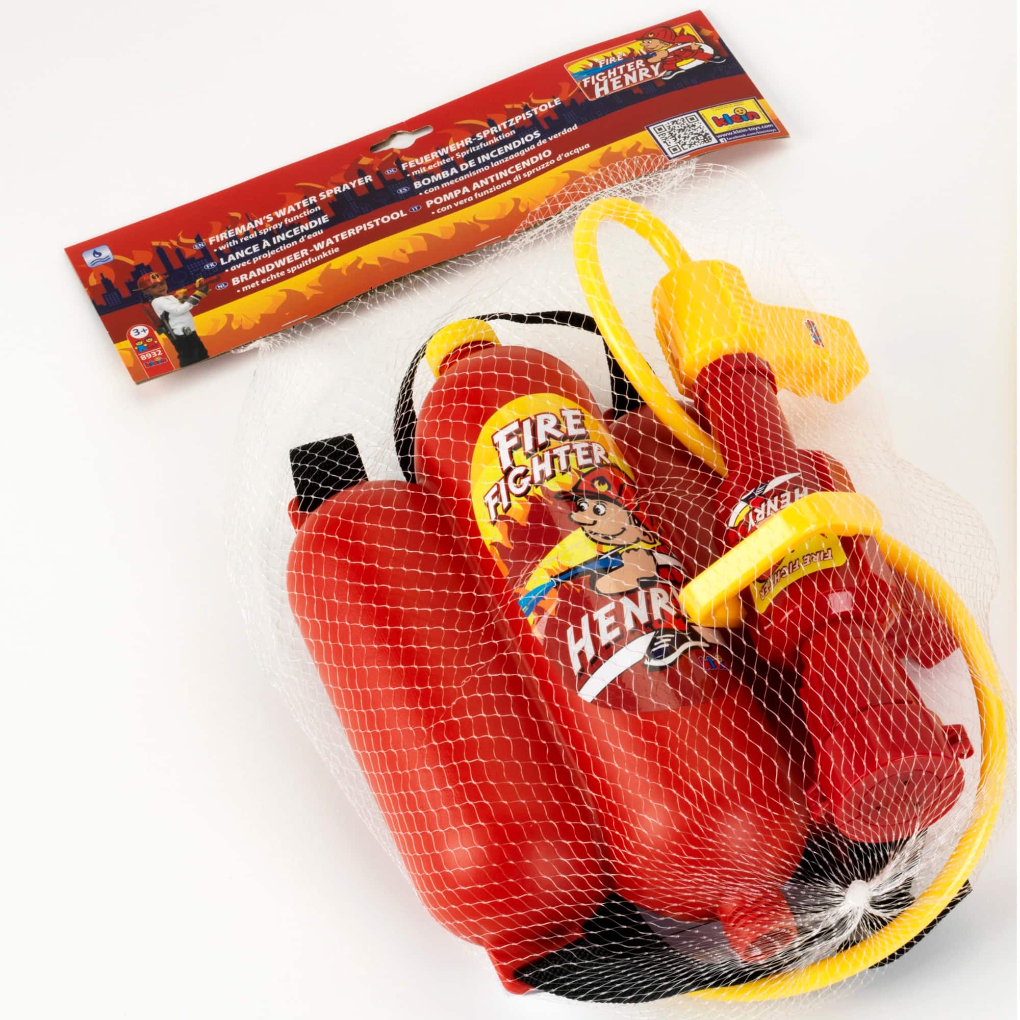 Theo Klein Firefighter Henry Fireman's Water Sprayer Toy