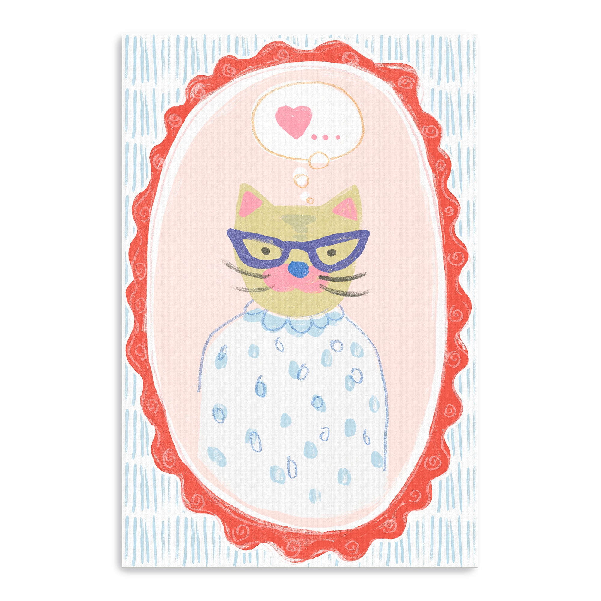 Cameo Characters B Canvas Giclée Art