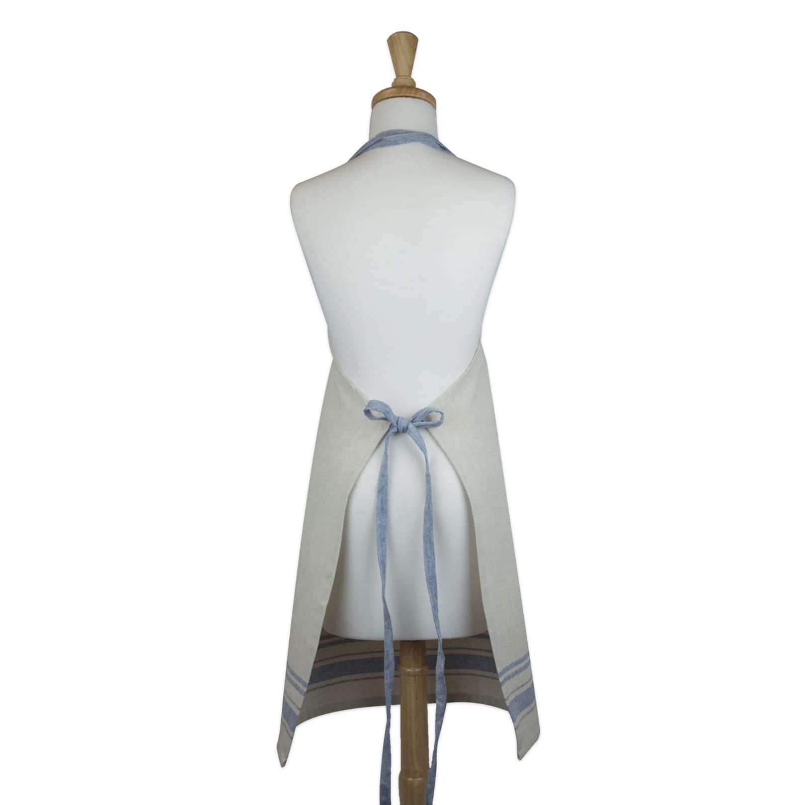 DII® Nautical Blue French Stripe Chef Apron