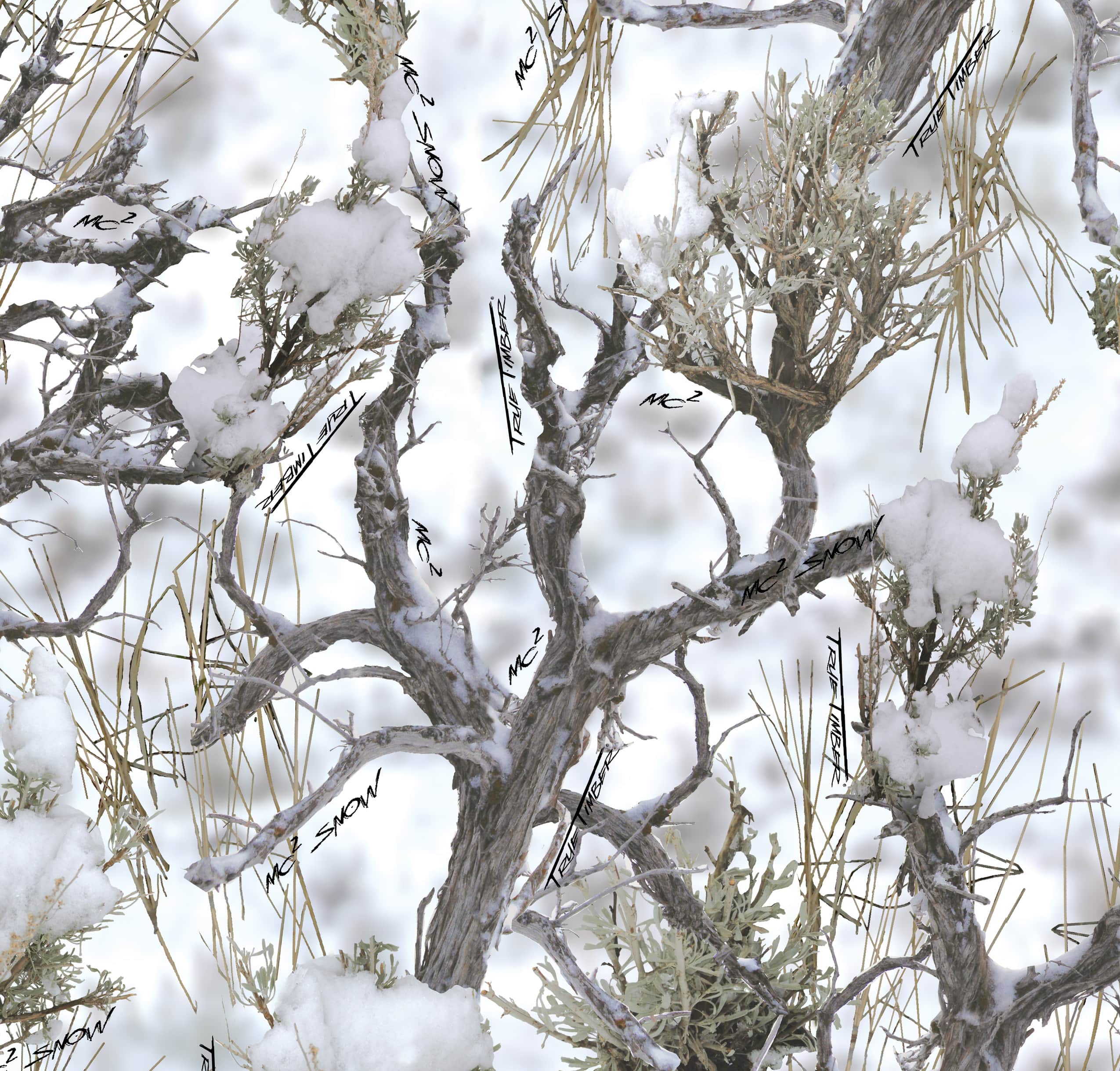 True Timber MC2 Snow Cotton Fabric