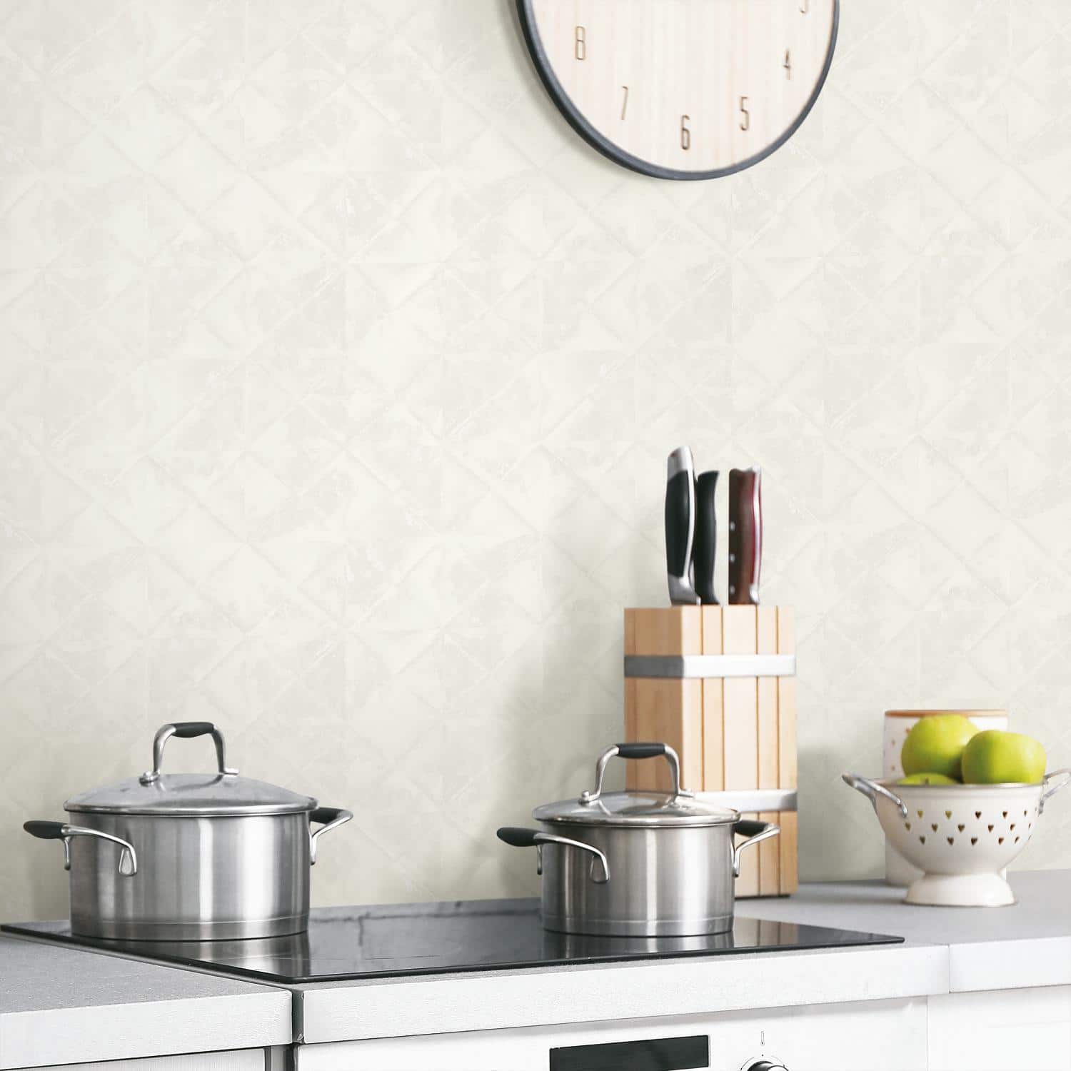 RoomMates Reclaimed Tin Diamond Peel & Stick Wallpaper
