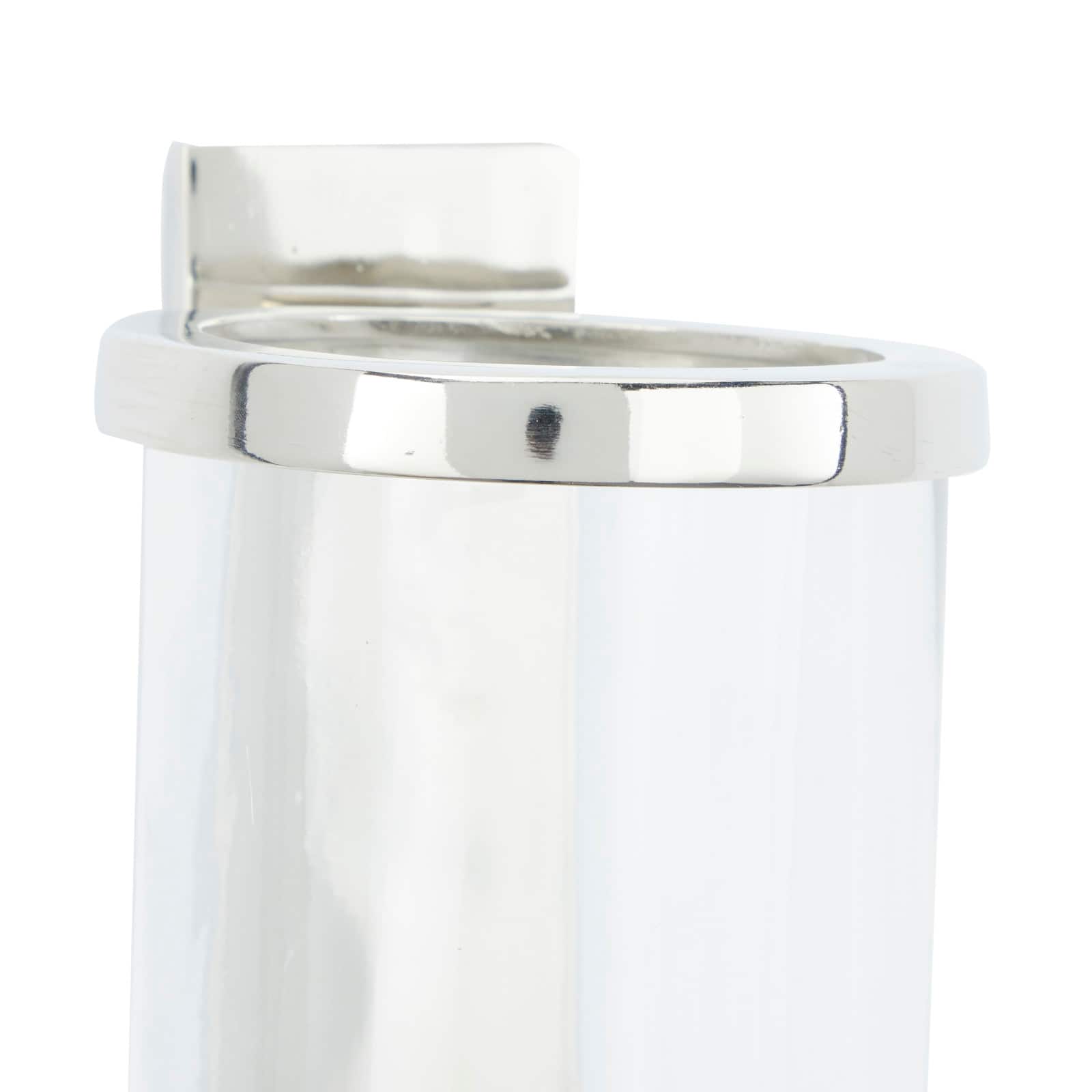 Silver Aluminum Contemporary Wall Sconce, 16" x 5" x 7"