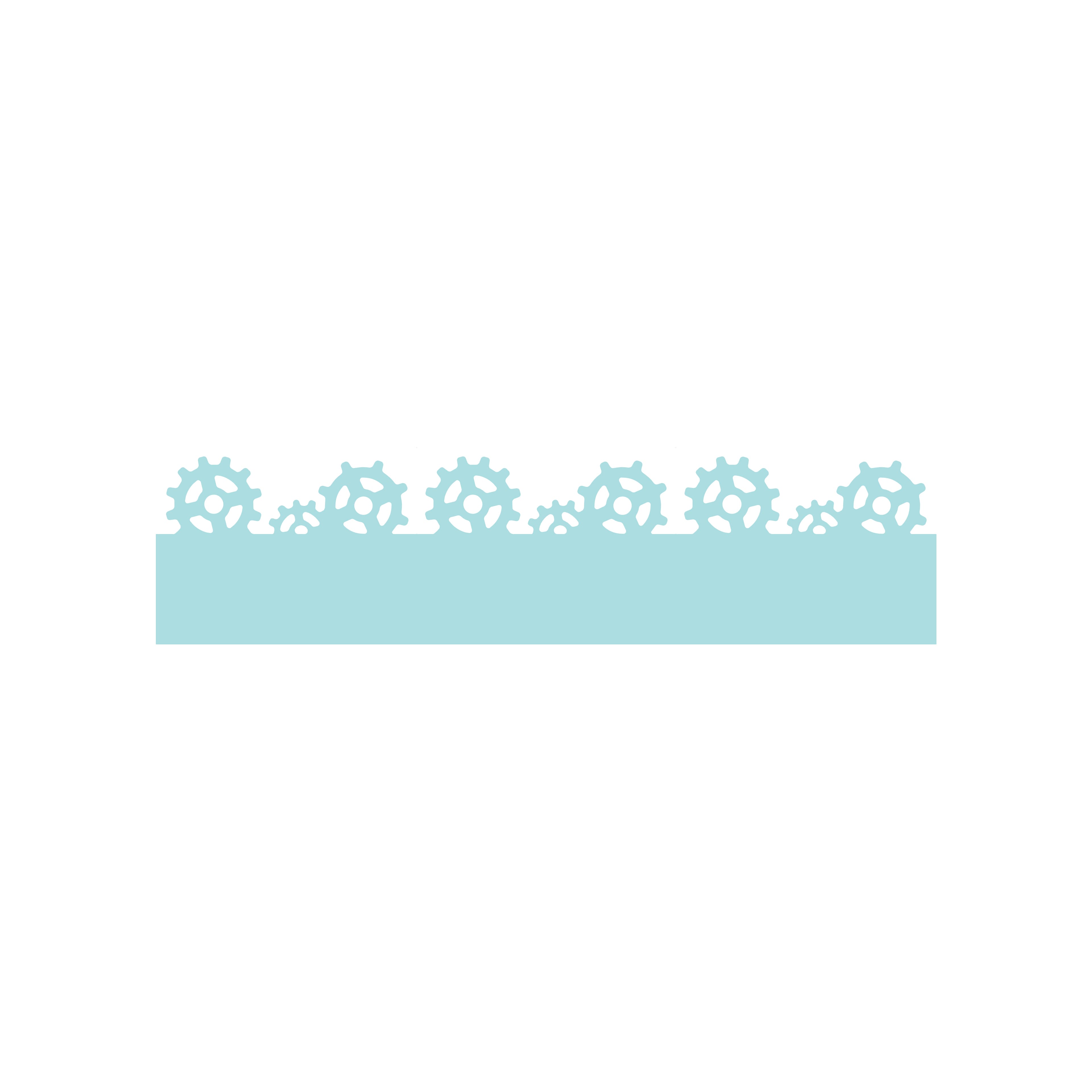 6 Pack: Gears Border Punch by Recollections™