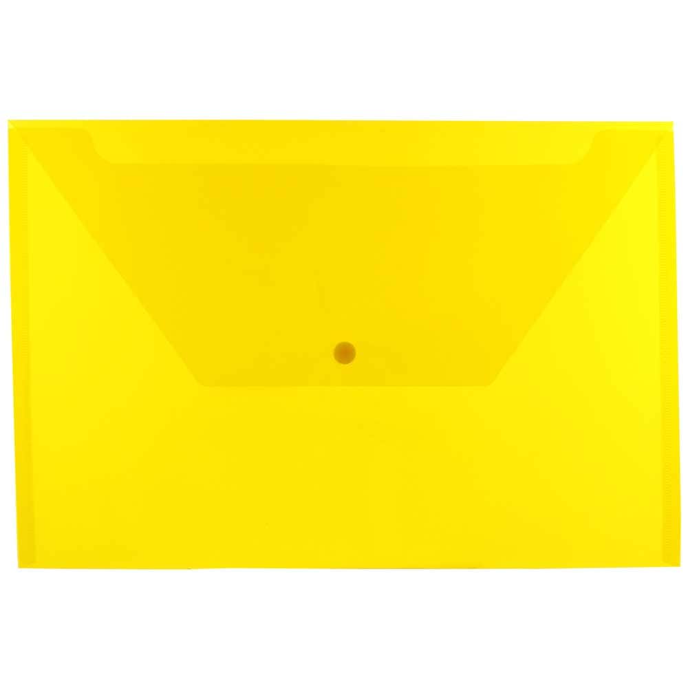 JAM Paper 9.8" x 14.5" Plastic Snap Closure Envelopes