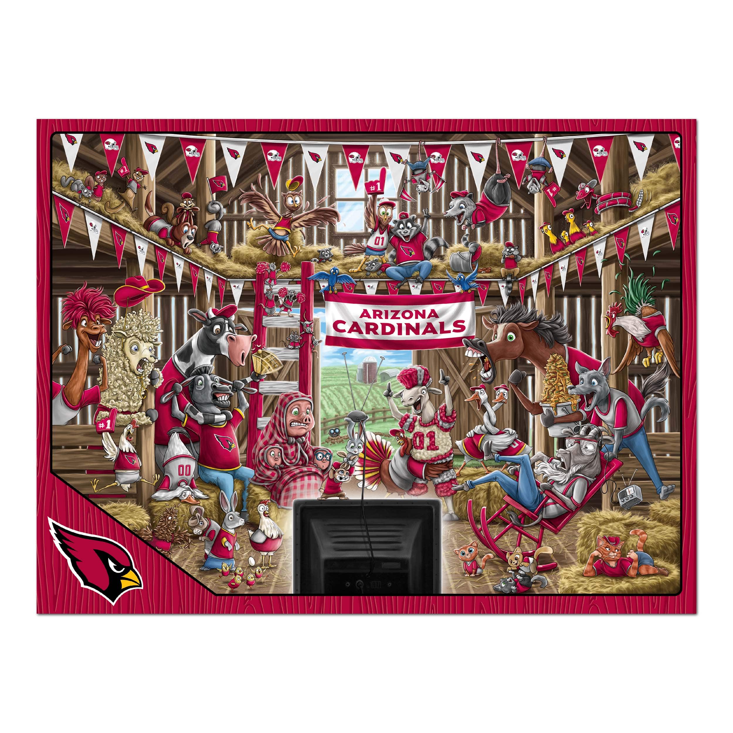 NFL Barnyard Fans 500 Piece Puzzle