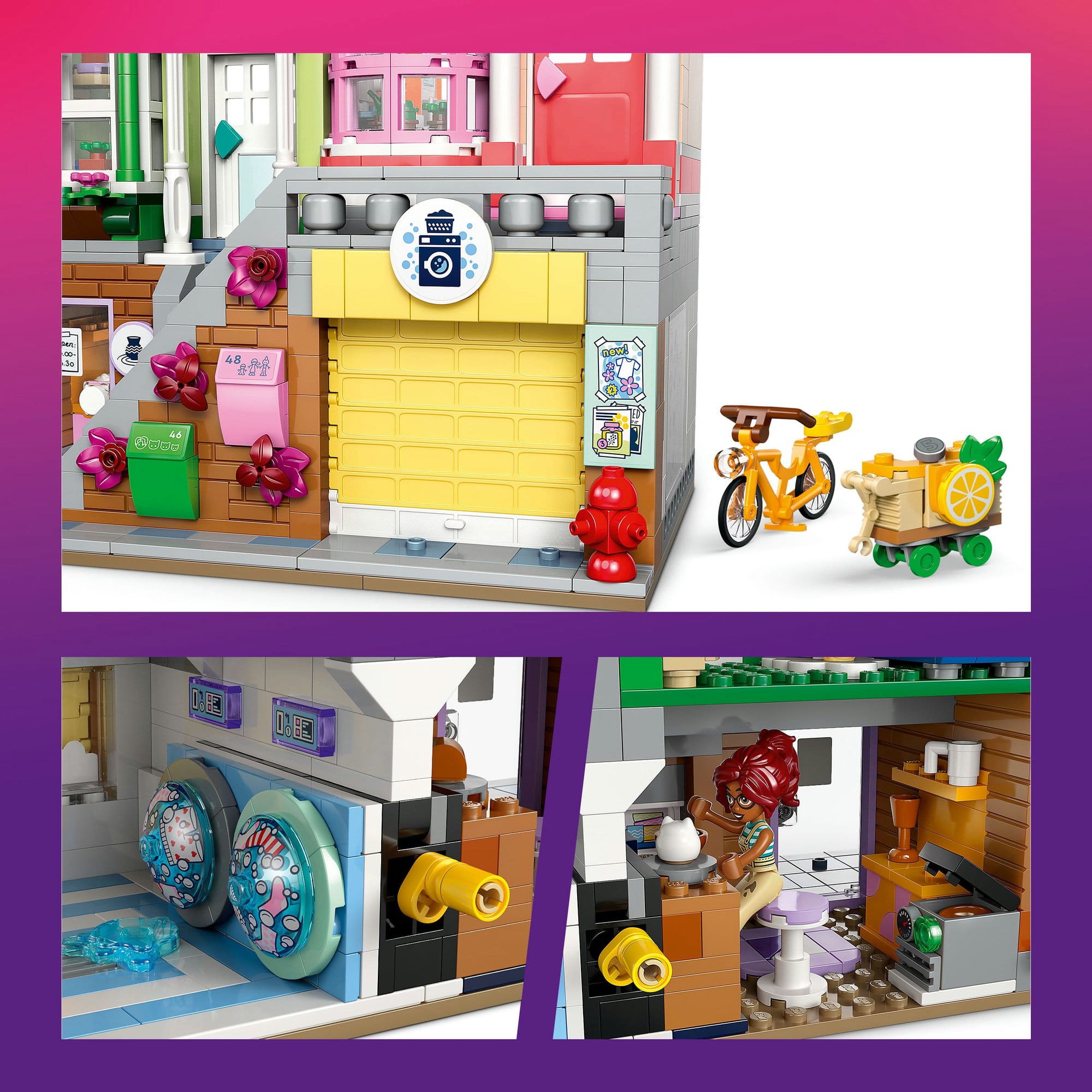 LEGO® Friends Heartlake City Apartments and Stores Model Kit 42670