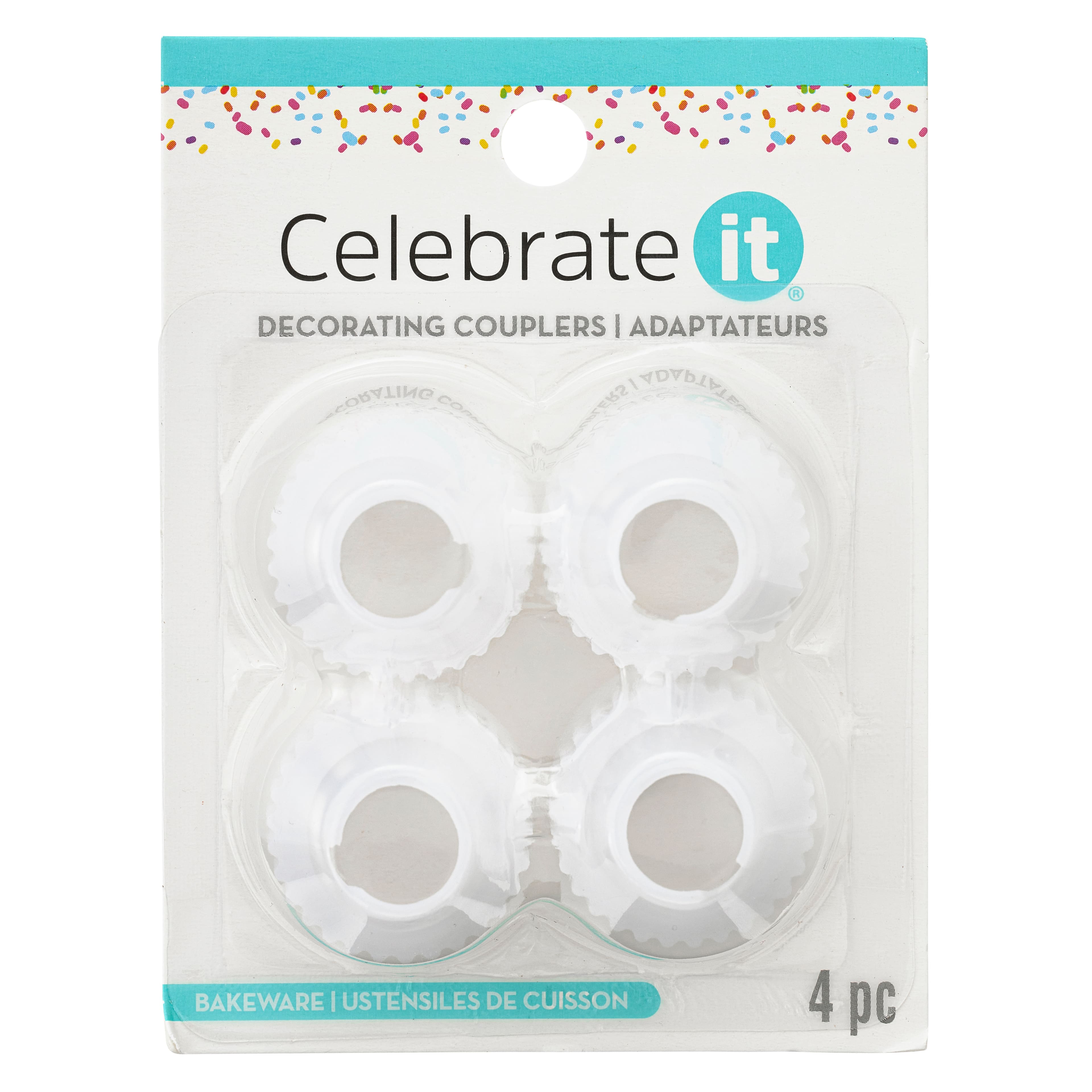 18 Packs: 4 ct. (72 total) Decorating Coupler Set by Celebrate It®