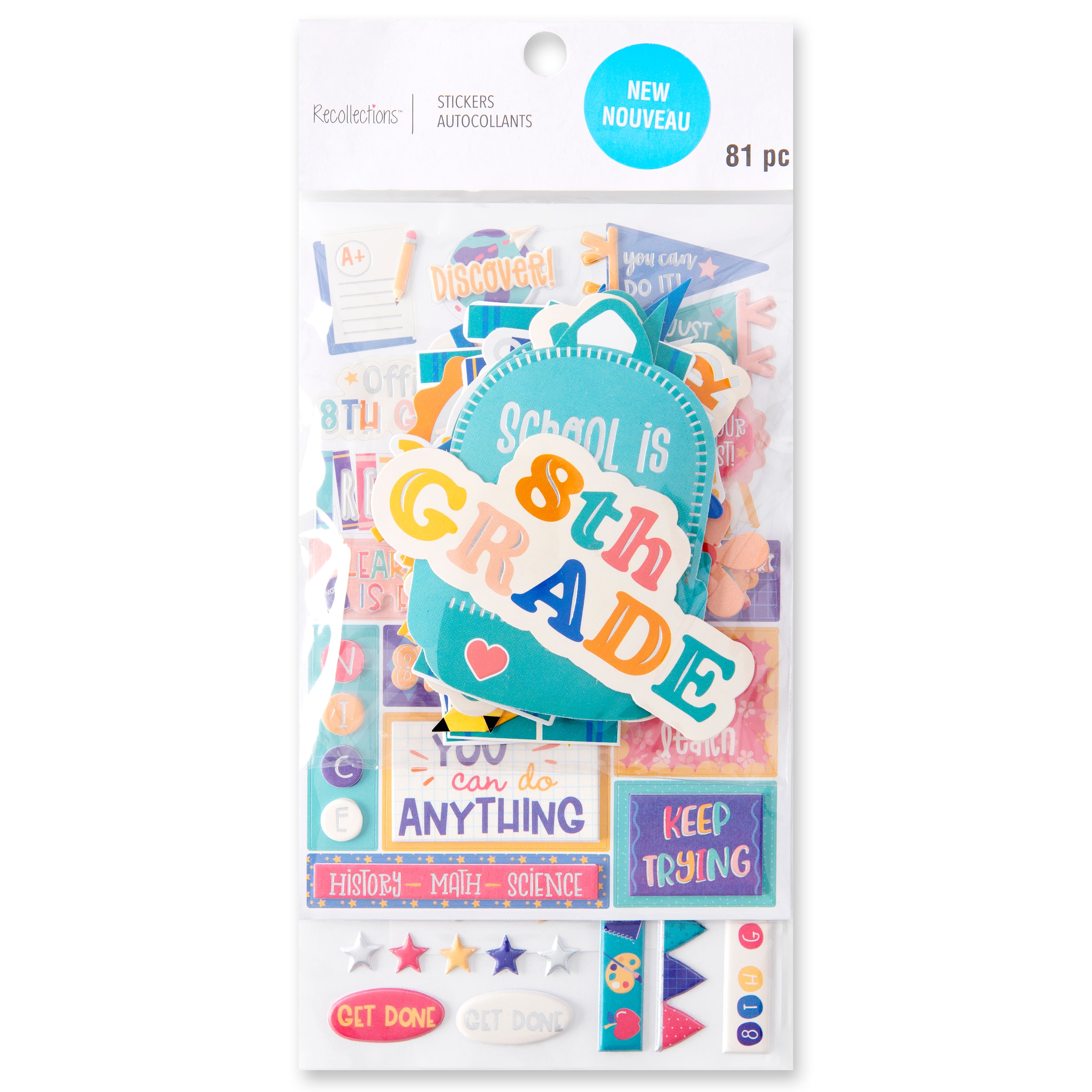 8th Grade Stickers by Recollections™
